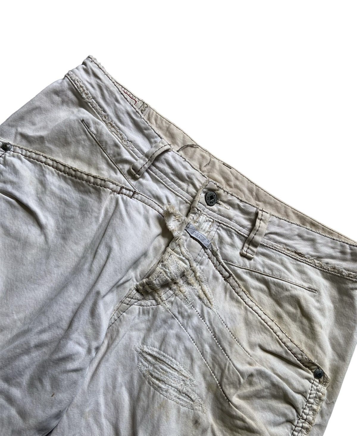 Le Grande Bleu (L.G.B.) × Marithe + Francois Girbaud Vintage 90’s Marithe Francois Girbaud Reversible Short Pants Size US 32 / EU 48 - 2 Thumbnail