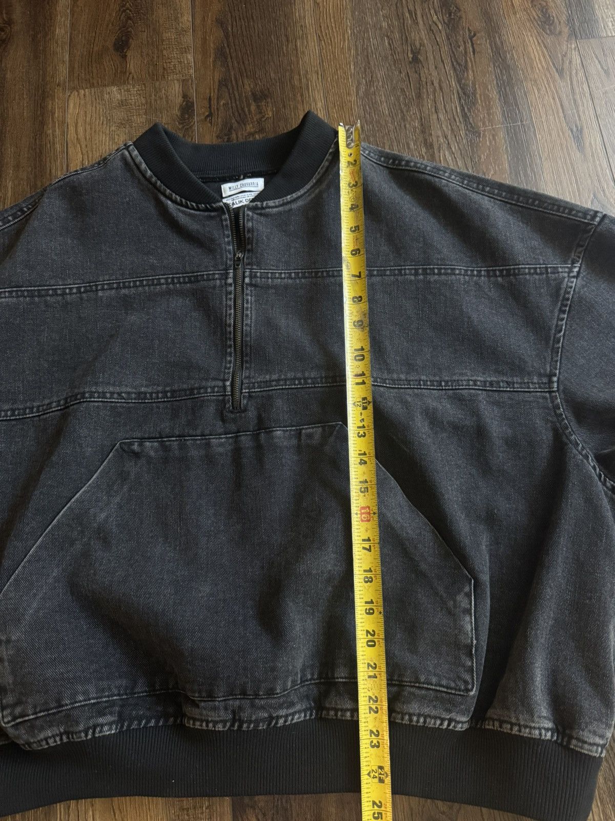 Willy Chavarria Warrior Zip Crew-Washed Black Size US M / EU 48-50 / 2 - 10 Thumbnail