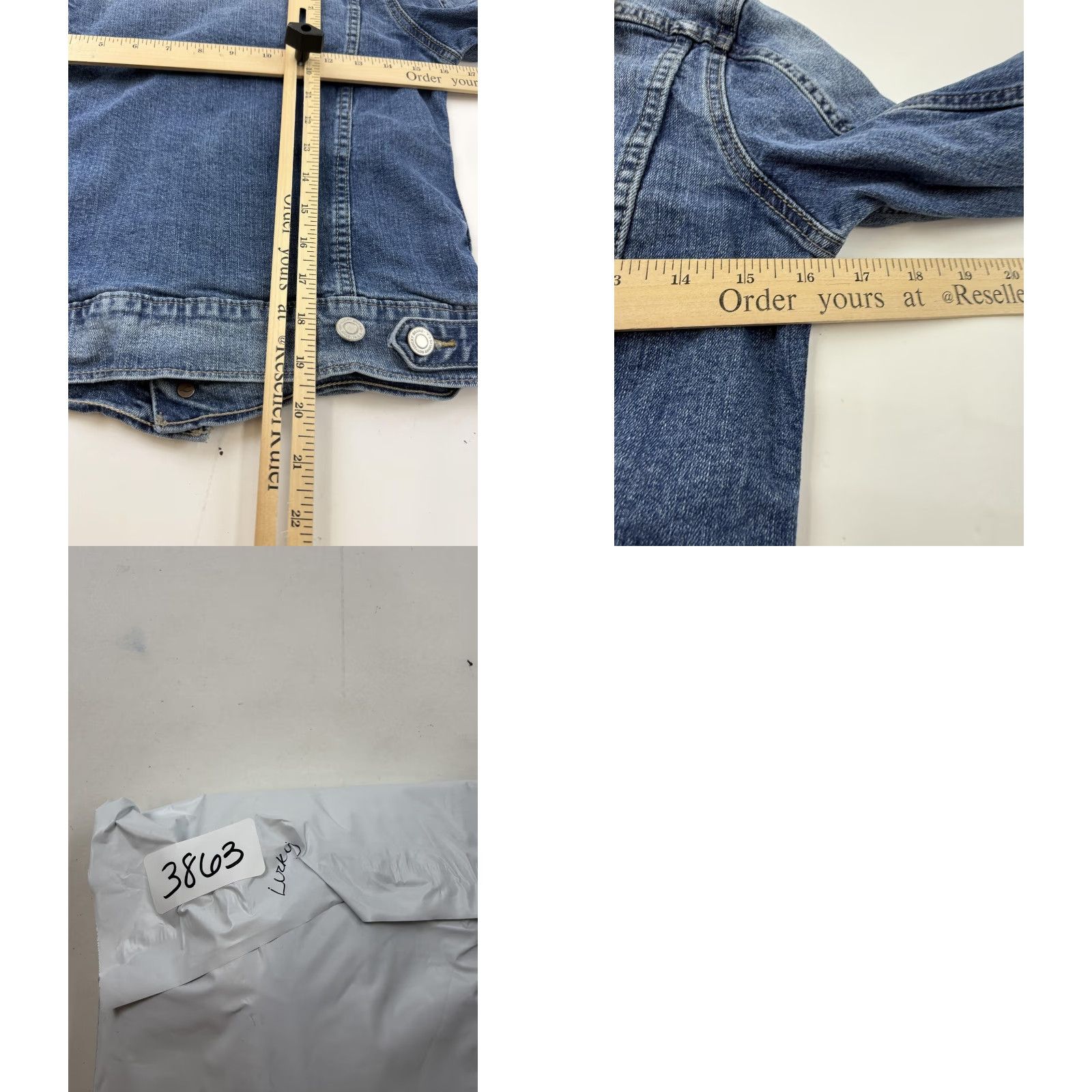 Lucky Brand Lucky Brand Jacket Womens XS Blue Denim Tomboy Trucker Button Front Casual Size XS / US 0-2 / IT 36-38 - 8 Thumbnail