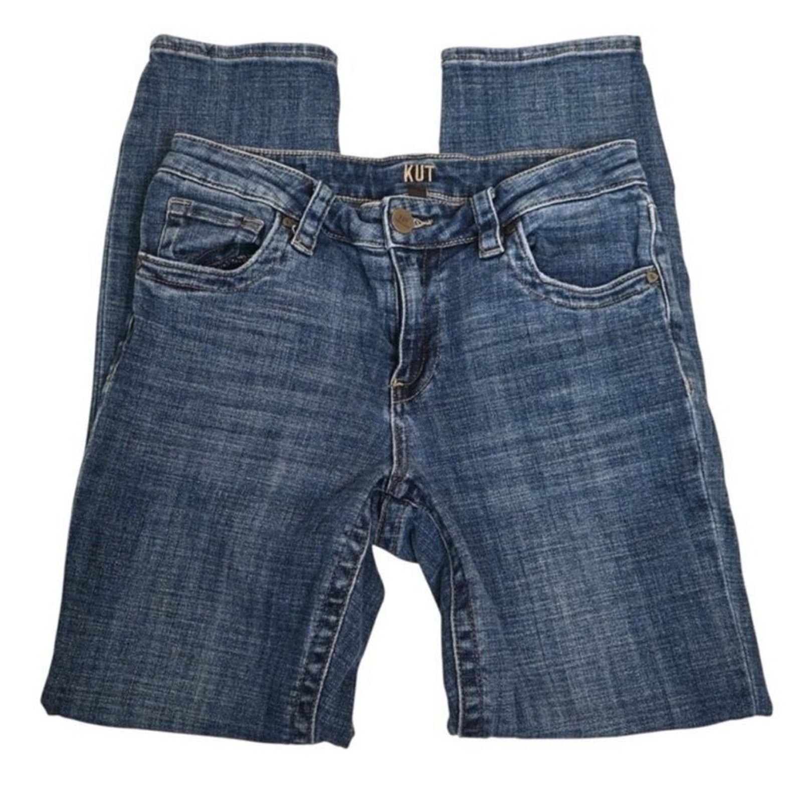 0 Kut from the Kloth Women's Straight Leg Jean Size 27" / US 4 / IT 40 - 2 Thumbnail