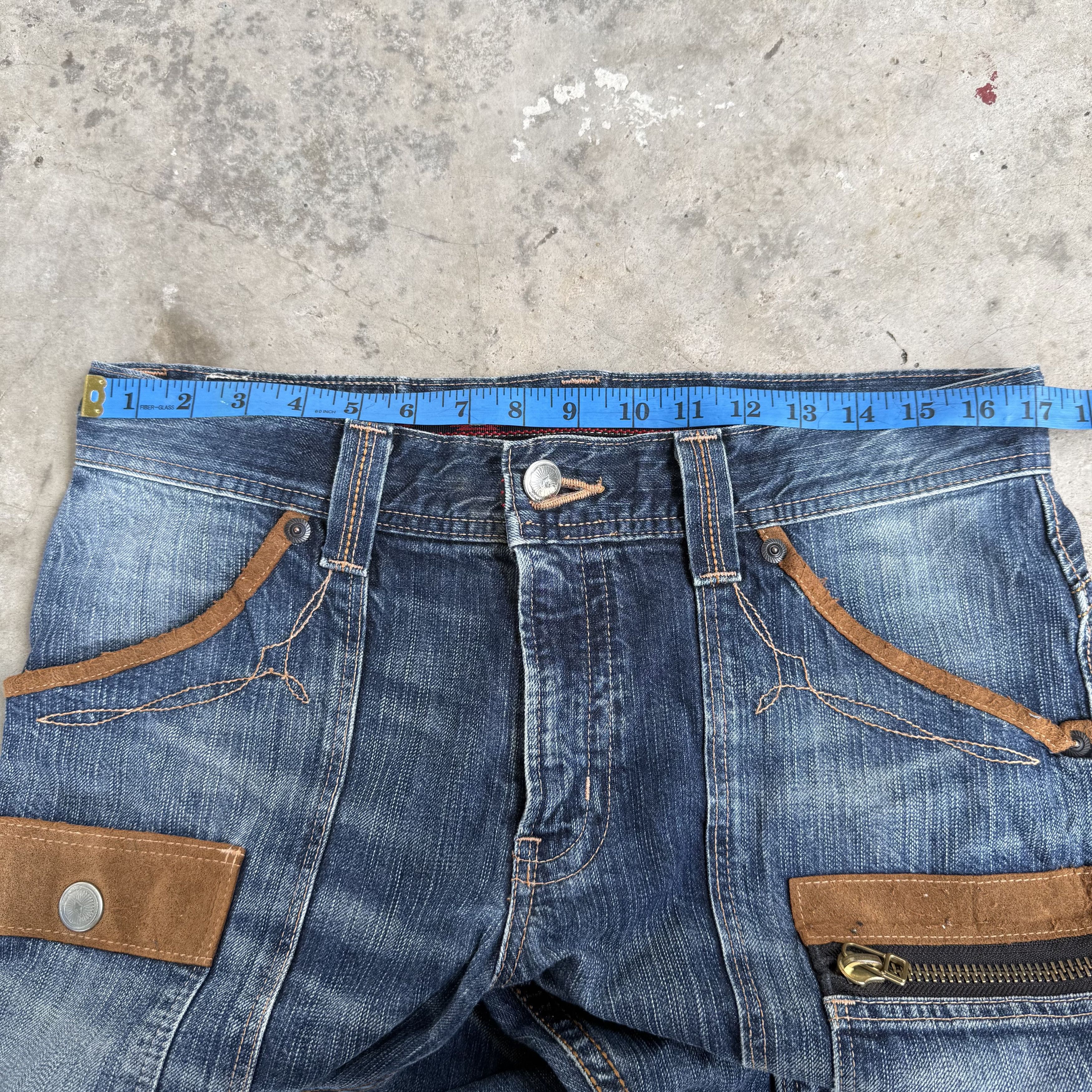 Edwin W34 Vintage Edwin Bush Pants Distressed Denim Jean Size US 34 / EU 50 - 8 Thumbnail