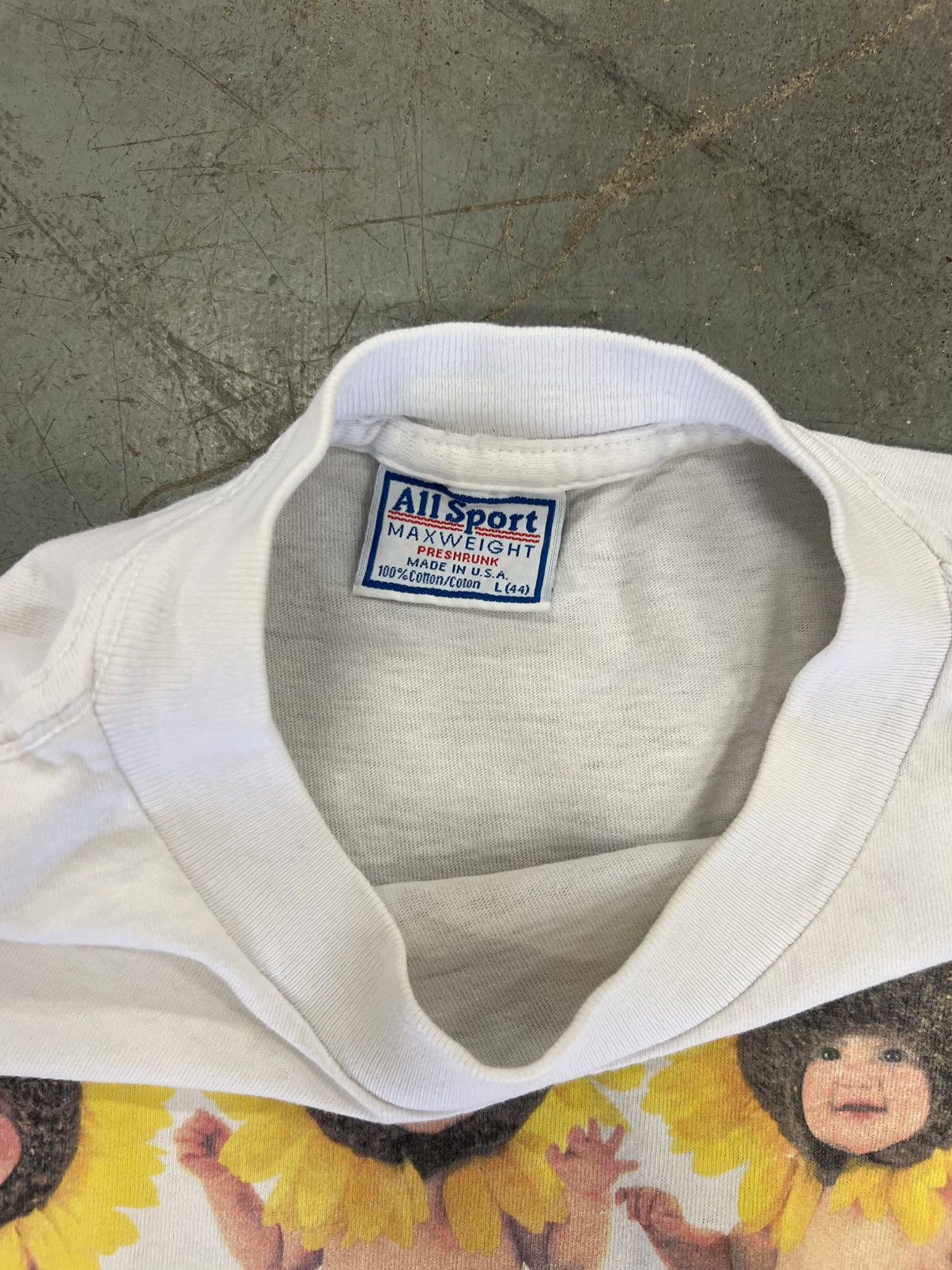 Vintage Vintage Anne Geddis Sunflower Babies Tee Size US L / EU 52-54 / 3 - 5 Thumbnail