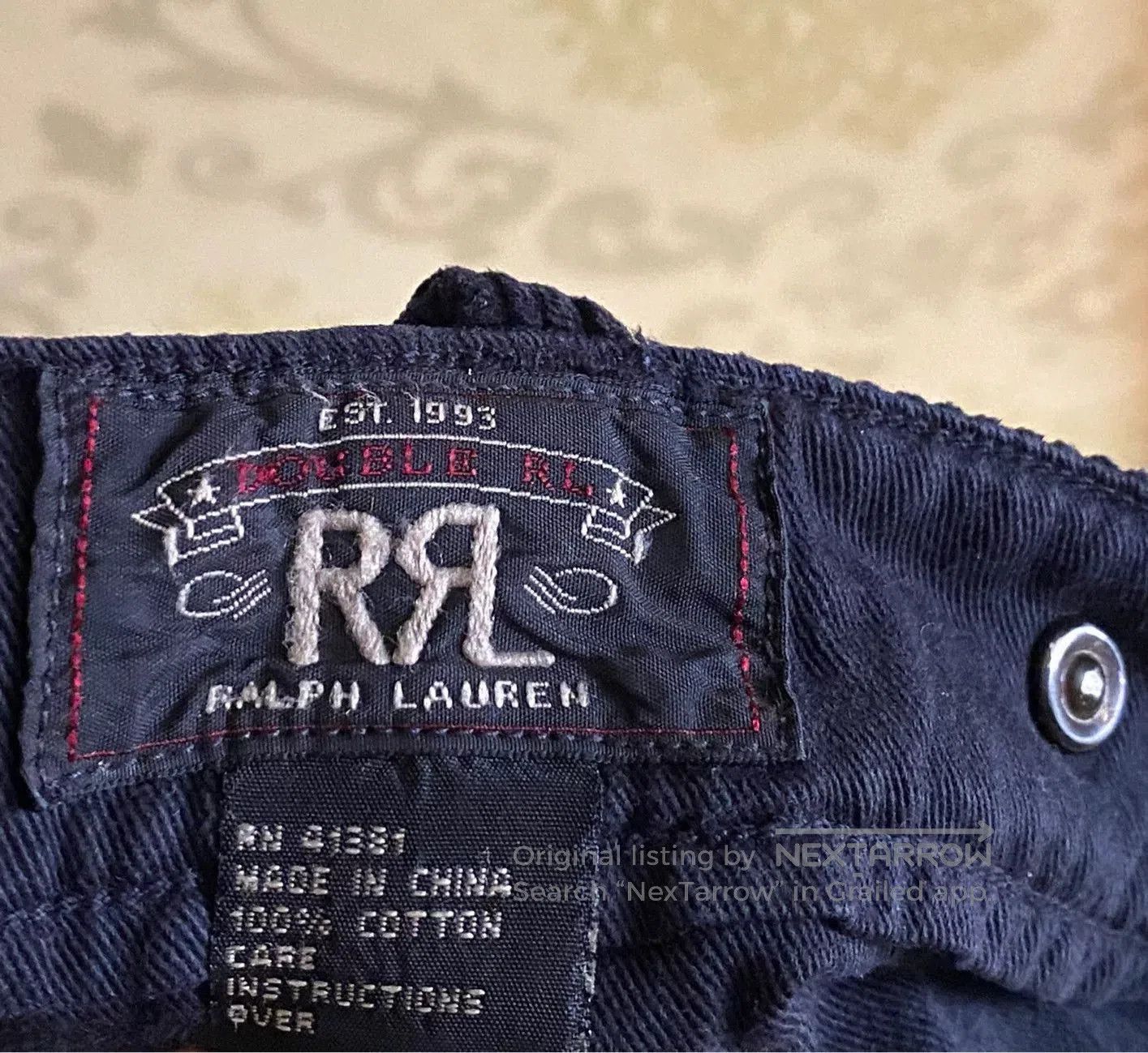 RRL Ralph Lauren Vintage Double RL Corduroy Work Pants. Size US 36 / EU 52 - 6 Thumbnail