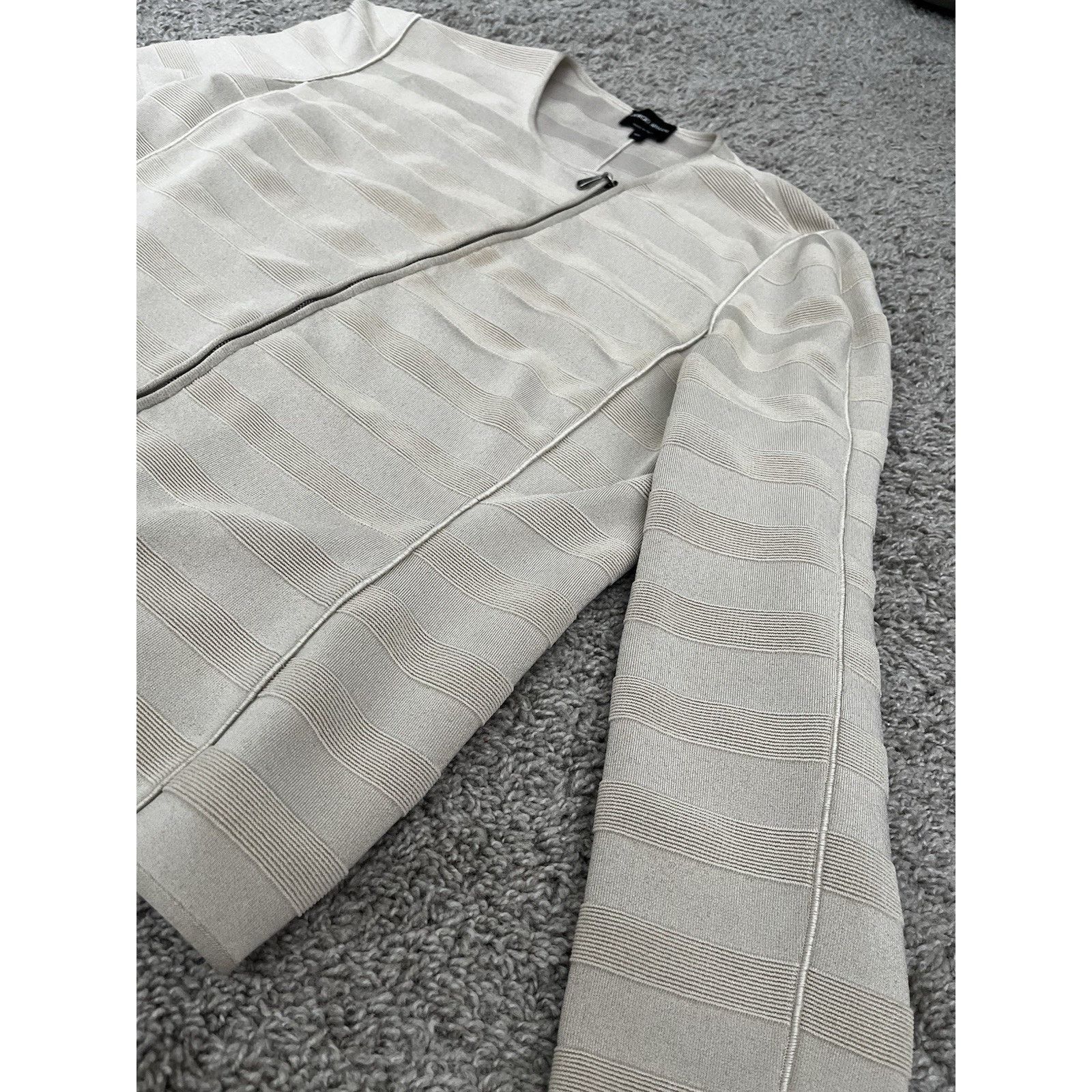 Giorgio Armani Giorgio Armani Jacket W IT 50 Beige Made In Italy Designer Size L / US 10 / IT 46 - 8 Thumbnail