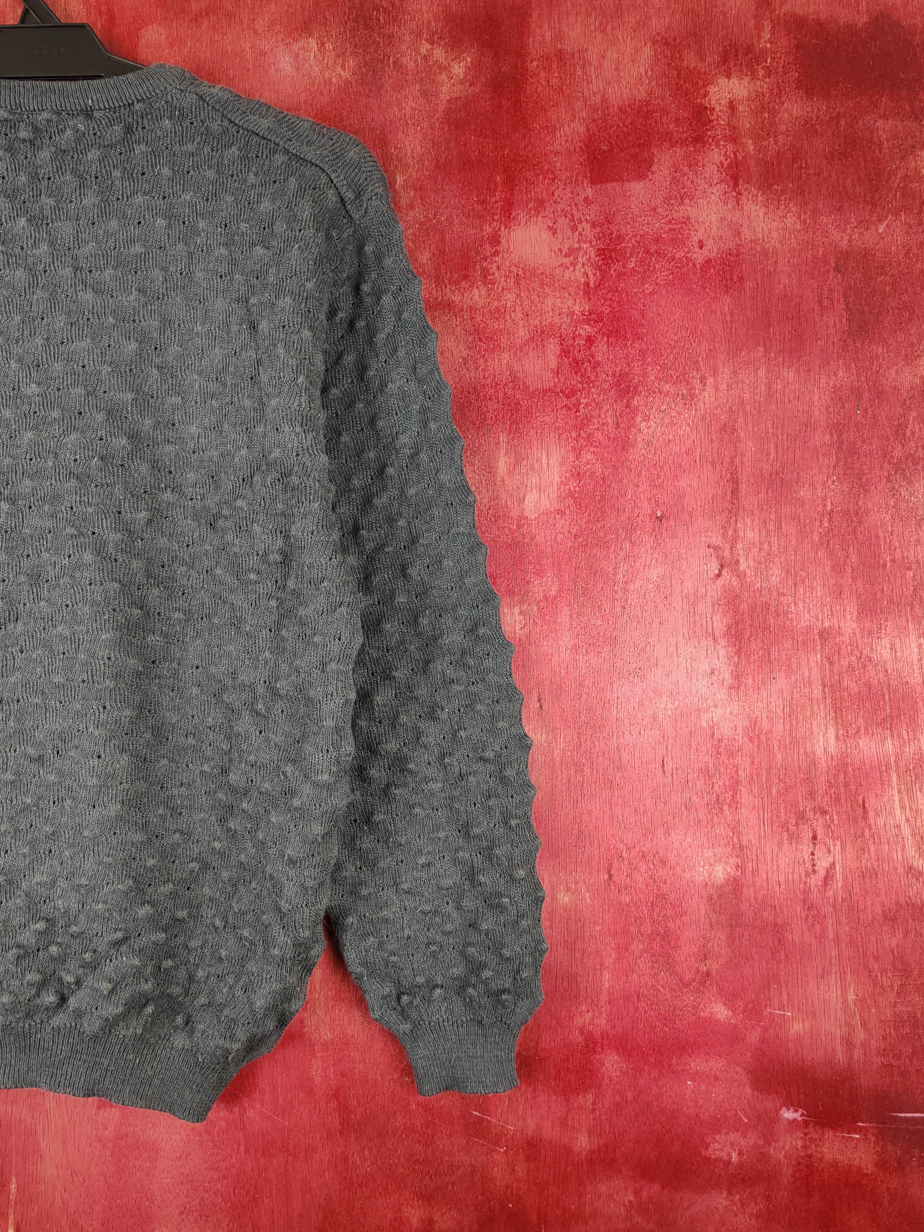 Homespun Knitwear 3D Dots Joli Shrine Dark Gray Knitwear Sweatshirts #SS1689 Size US S / EU 44-46 / 1 - 9 Thumbnail