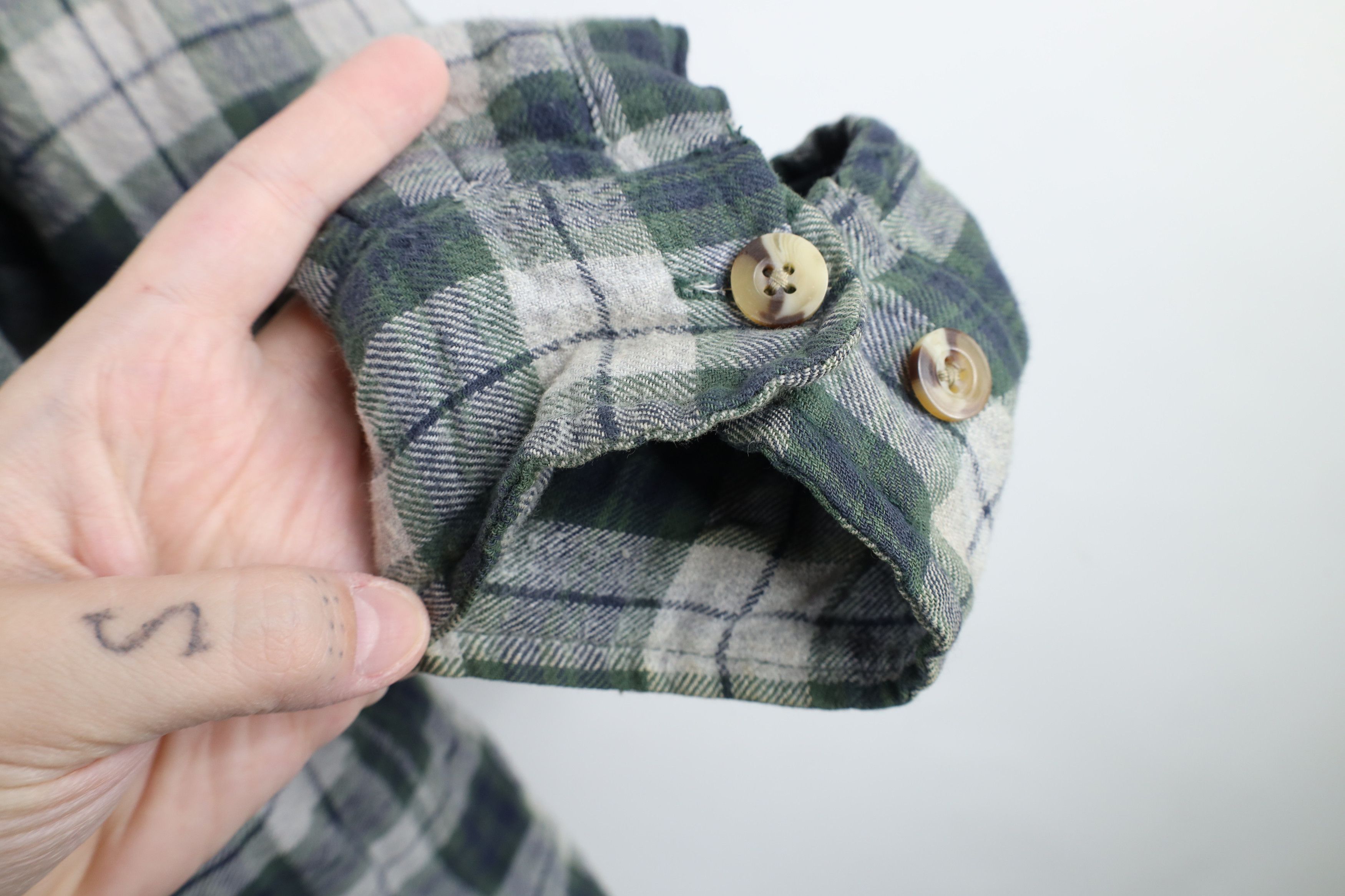Vintage Vintage 90s Streetwear Flannel Shirt Jacket Jac Shirt Size US L / EU 52-54 / 3 - 8 Thumbnail