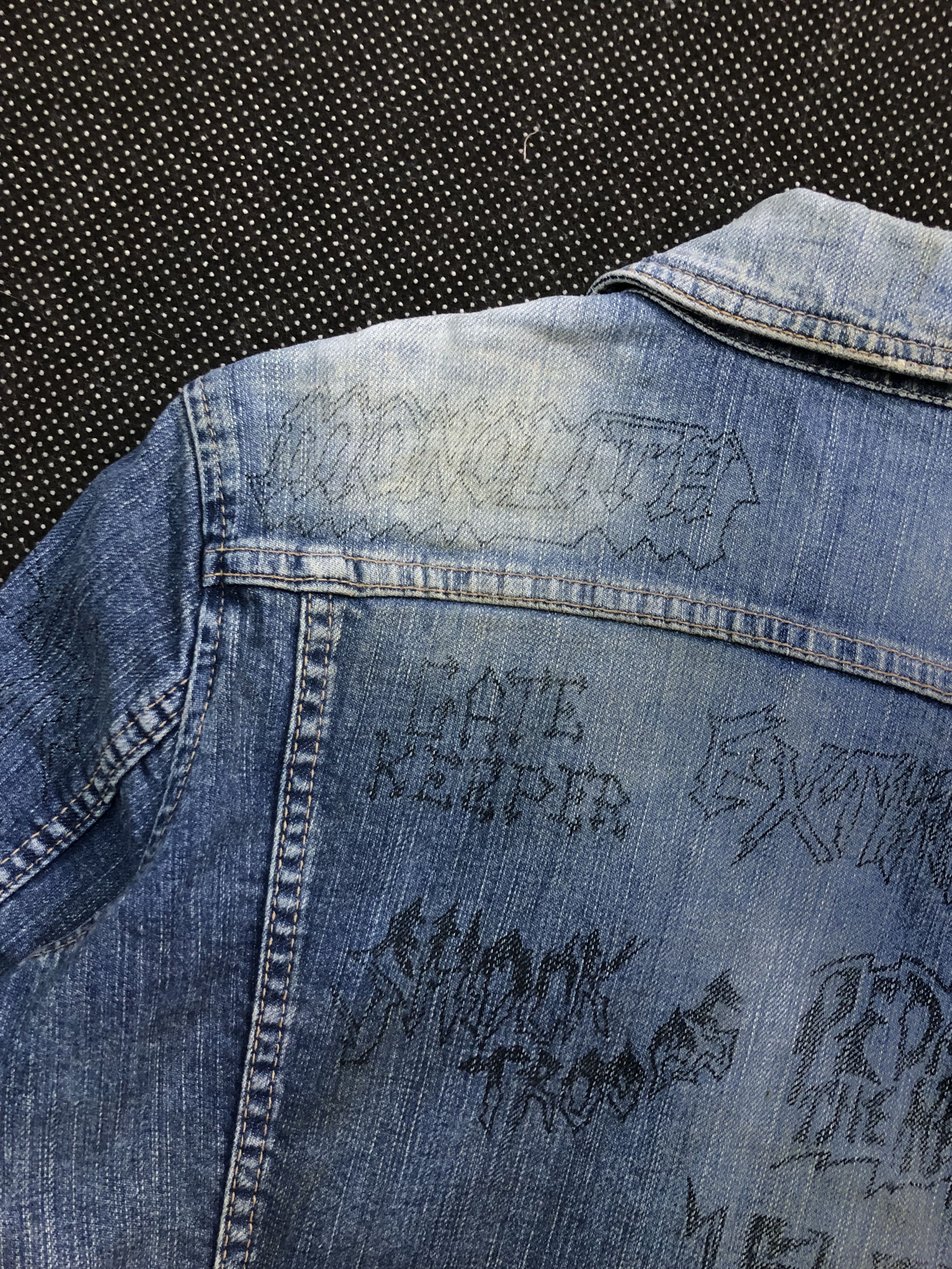 Hysteric Glamour RARE🔥90’S HYSTERIC KINKY JEANS TAKUYA KIMURA DENIM JACKET Size XXS / US 00 / IT 34 - 16 Thumbnail