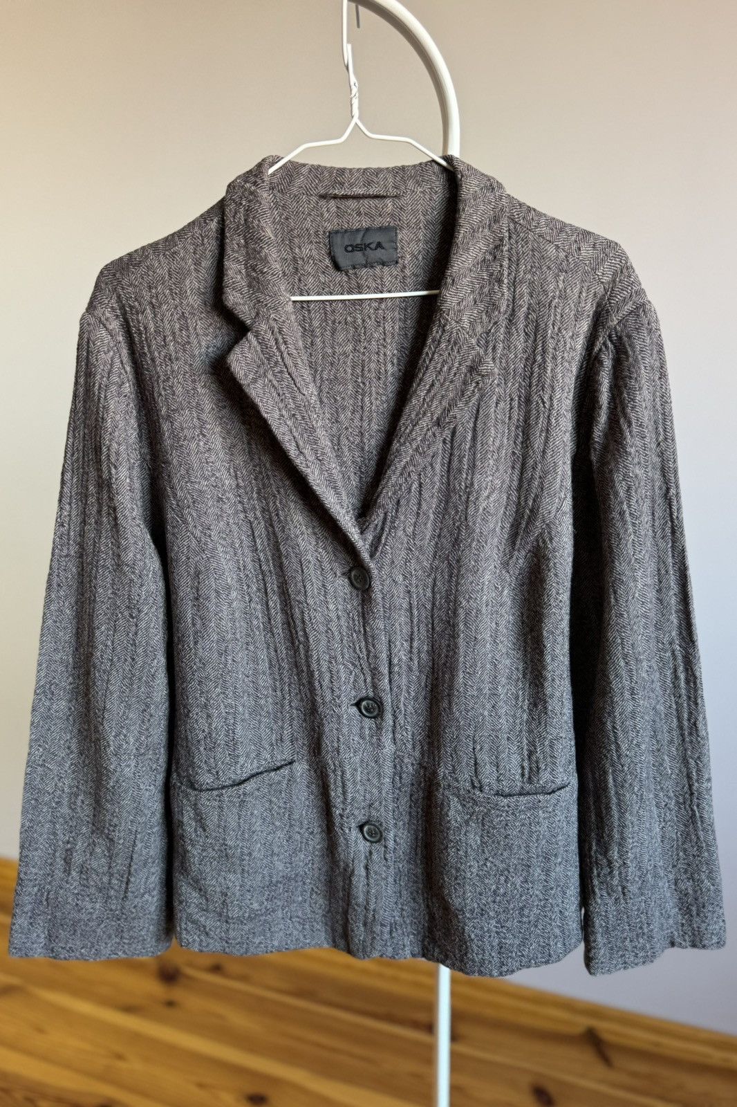 OSKA Oska Avant Garde Wool Blazer Coat 3 Women Size M / US 6-8 / IT 42-44 - 2 Thumbnail