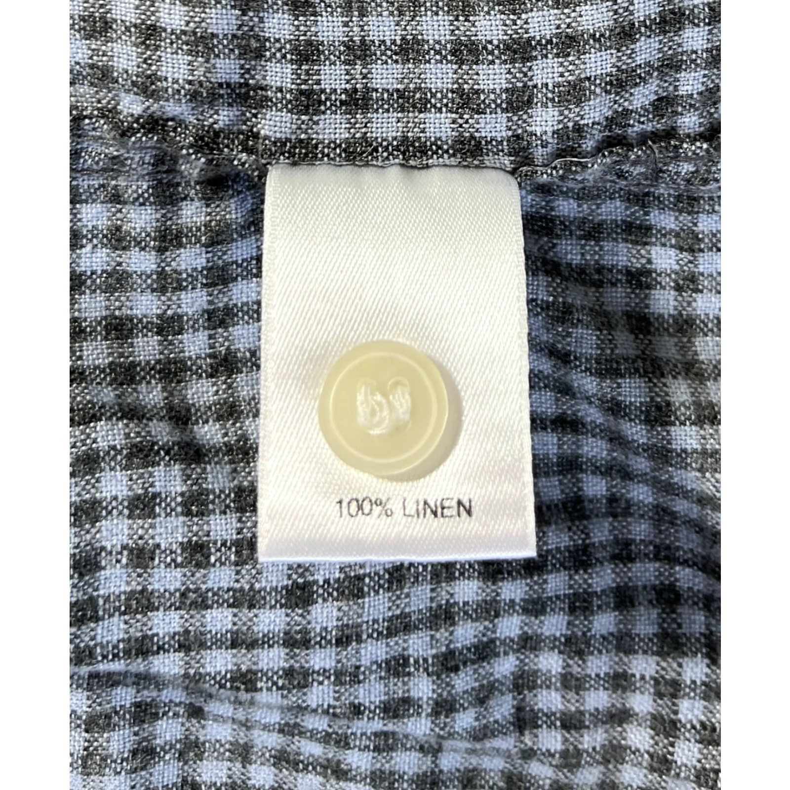 Murano VINTAGE Murano Shirt XL Blue Linen Button-Up Pockets Short Sleeve Casual Mens retro Baird McNutt Size US XL / EU 56 / 4 - 7 Thumbnail