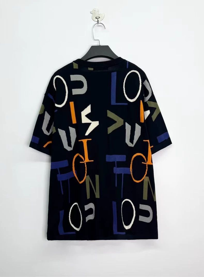 Louis Vuitton Louis Vuitton Colorful Knit Short Sleeve Top -2505 Size US XL / EU 56 / 4 - 2 Thumbnail
