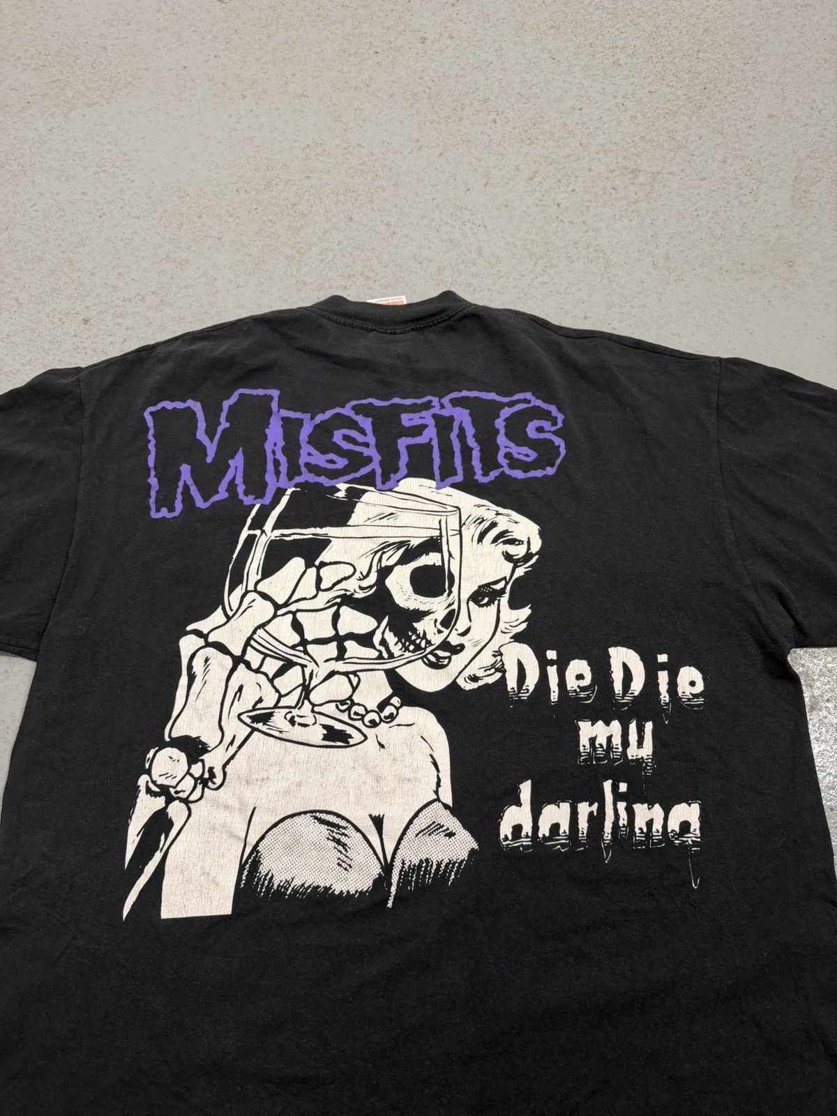 Band Tees Vintage 2001 Misfits Die Die My Darling Screen Star T-Shirt Size US XL / EU 56 / 4 - 10 Thumbnail