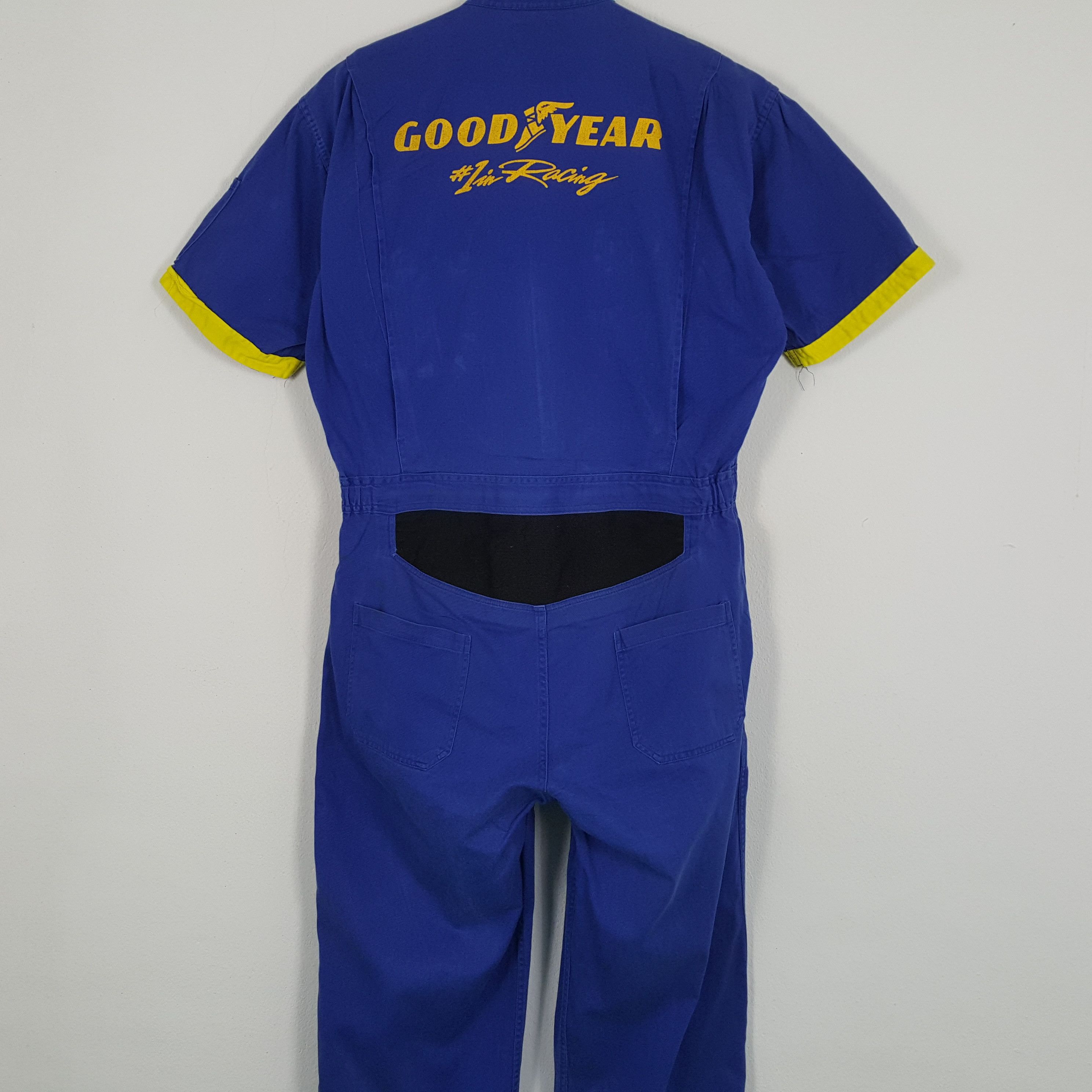 Japanese Brand GOOD YEAR RACING Motorsports Crew Coverall Jacket Size US XL / EU 56 / 4 - 2 Thumbnail