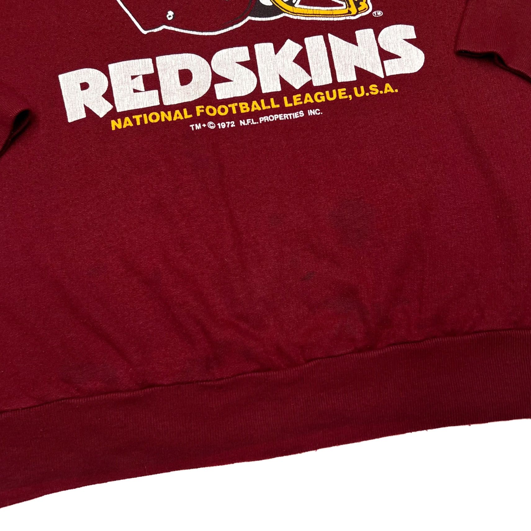 NFL VINTAGE NFL Washington Commanders Sweatshirt Crewneck Small Mens Red 80s Made In UK Size US S / EU 44-46 / 1 - 6 Thumbnail