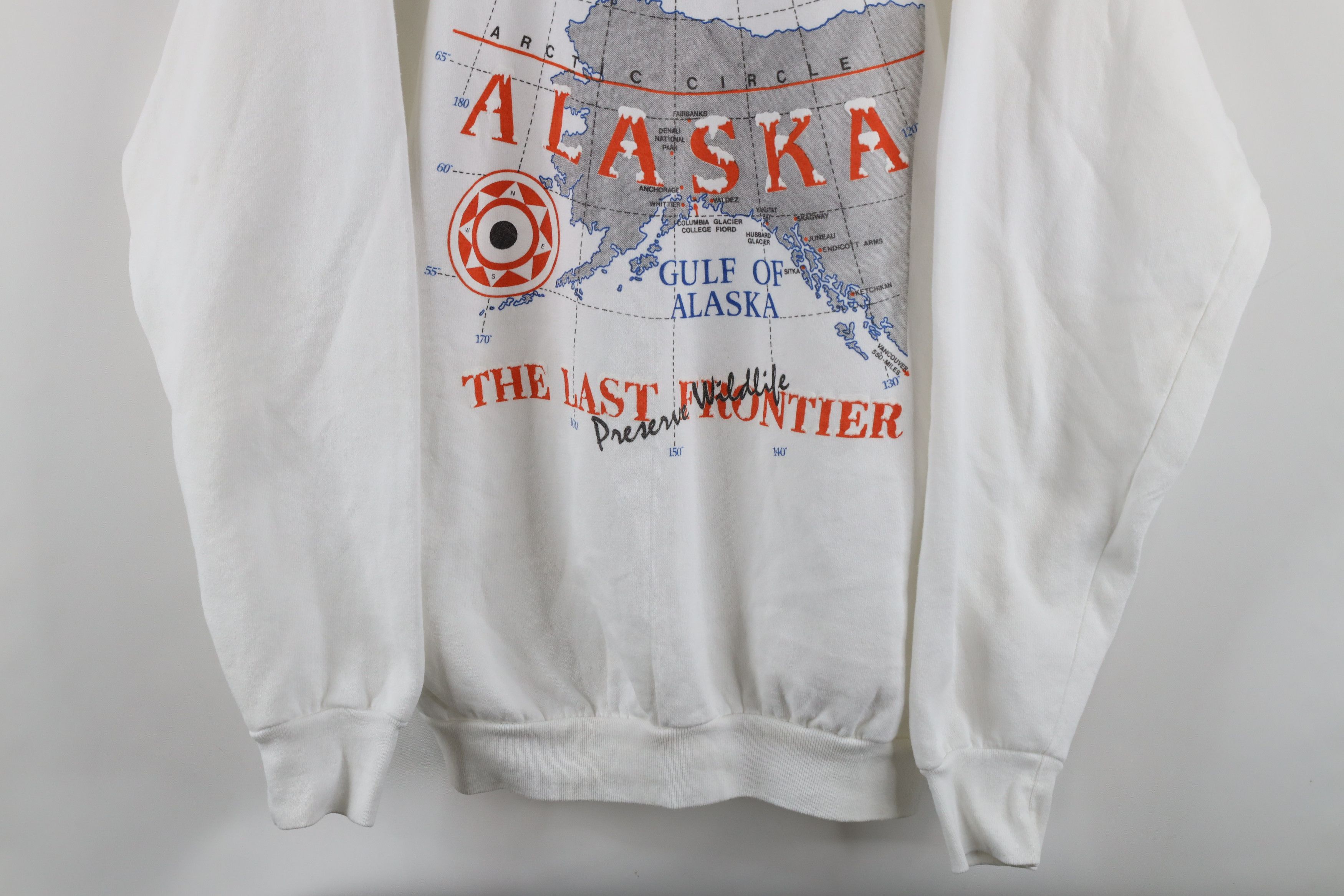 Vintage Vintage 90s Streetwear The Last Frontier Sweatshirt USA Size US XL / EU 56 / 4 - 3 Thumbnail