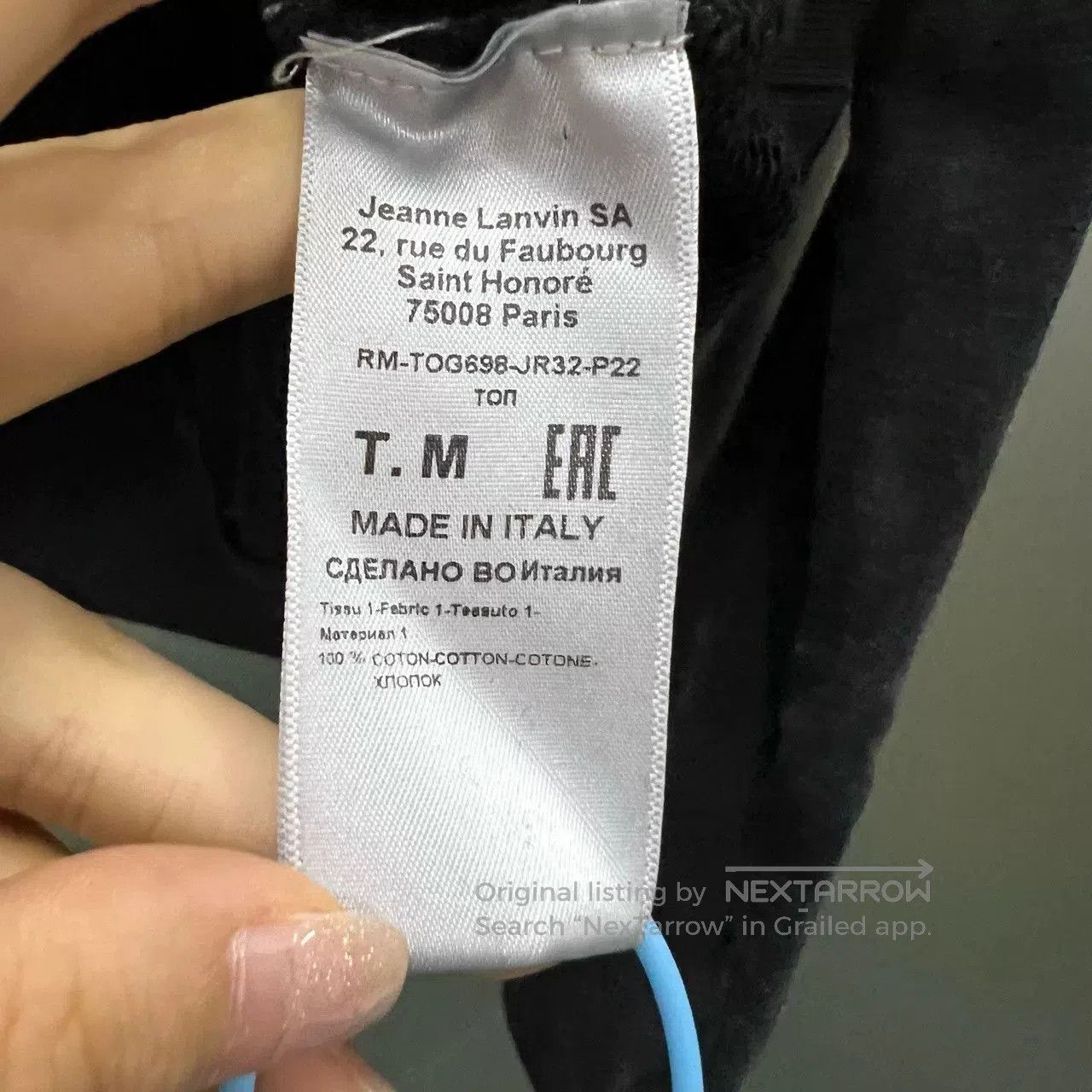 Lanvin lanvin x gallery dept. black hoodie. Size US S / EU 44-46 / 1 - 4 Thumbnail