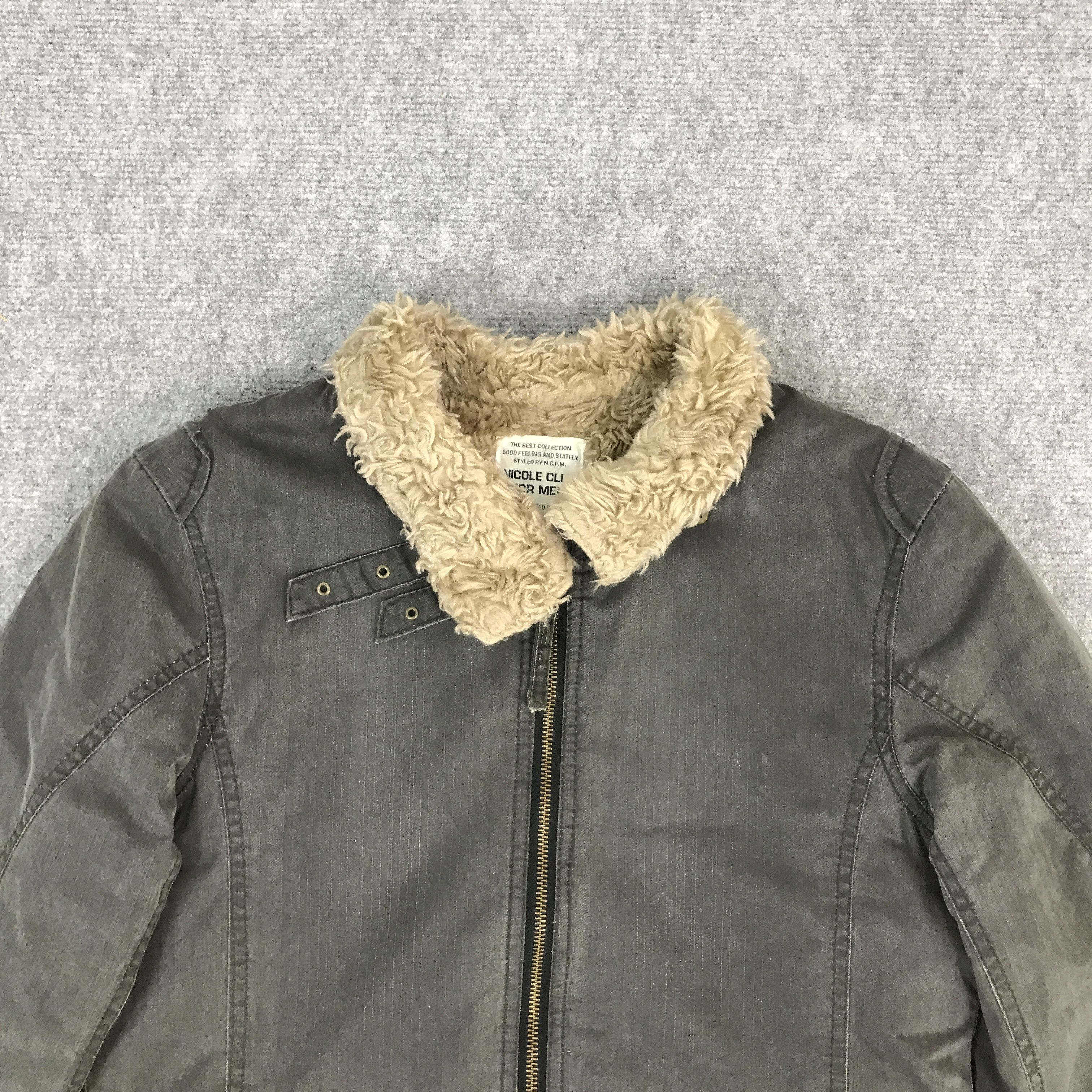 Japanese Brand × Nicole Club NICOLE CLUB FOR MEN SHERPA DESIGN JACKET Size US M / EU 48-50 / 2 - 3 Thumbnail