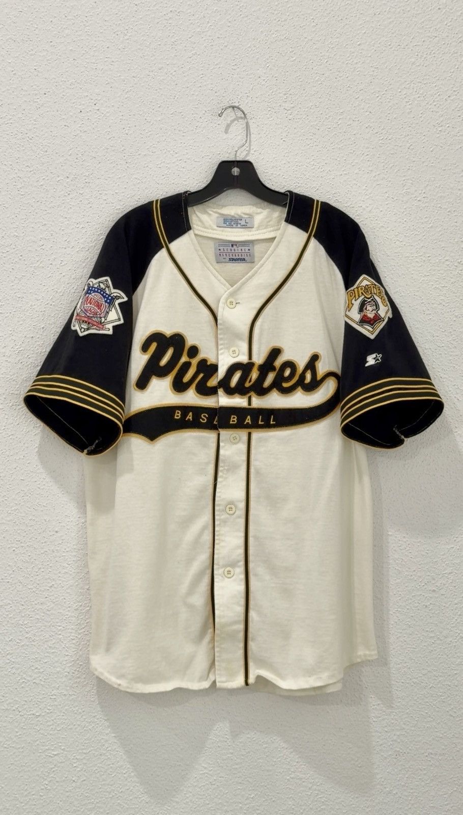 Starter Vintage 90s Pittsburgh Pirates MLB Stater Tailsweep Script L Size US L / EU 52-54 / 3 - 1 Thumbnail