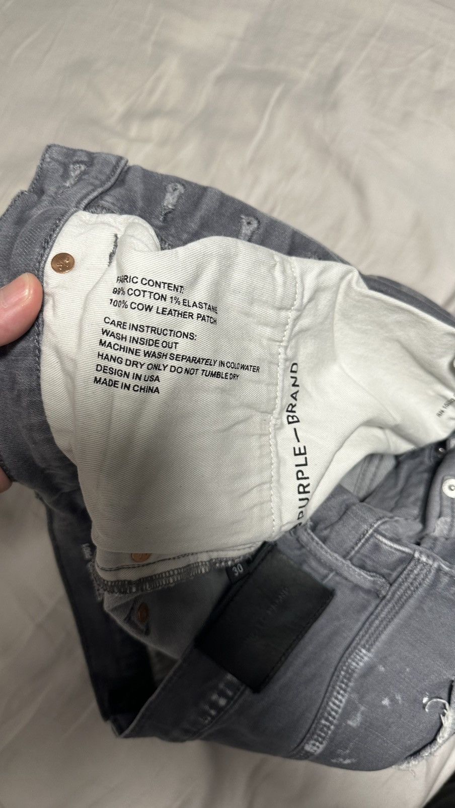 Purple × Purple Brand Purple jeans Size US 30 / EU 46 - 4 Thumbnail
