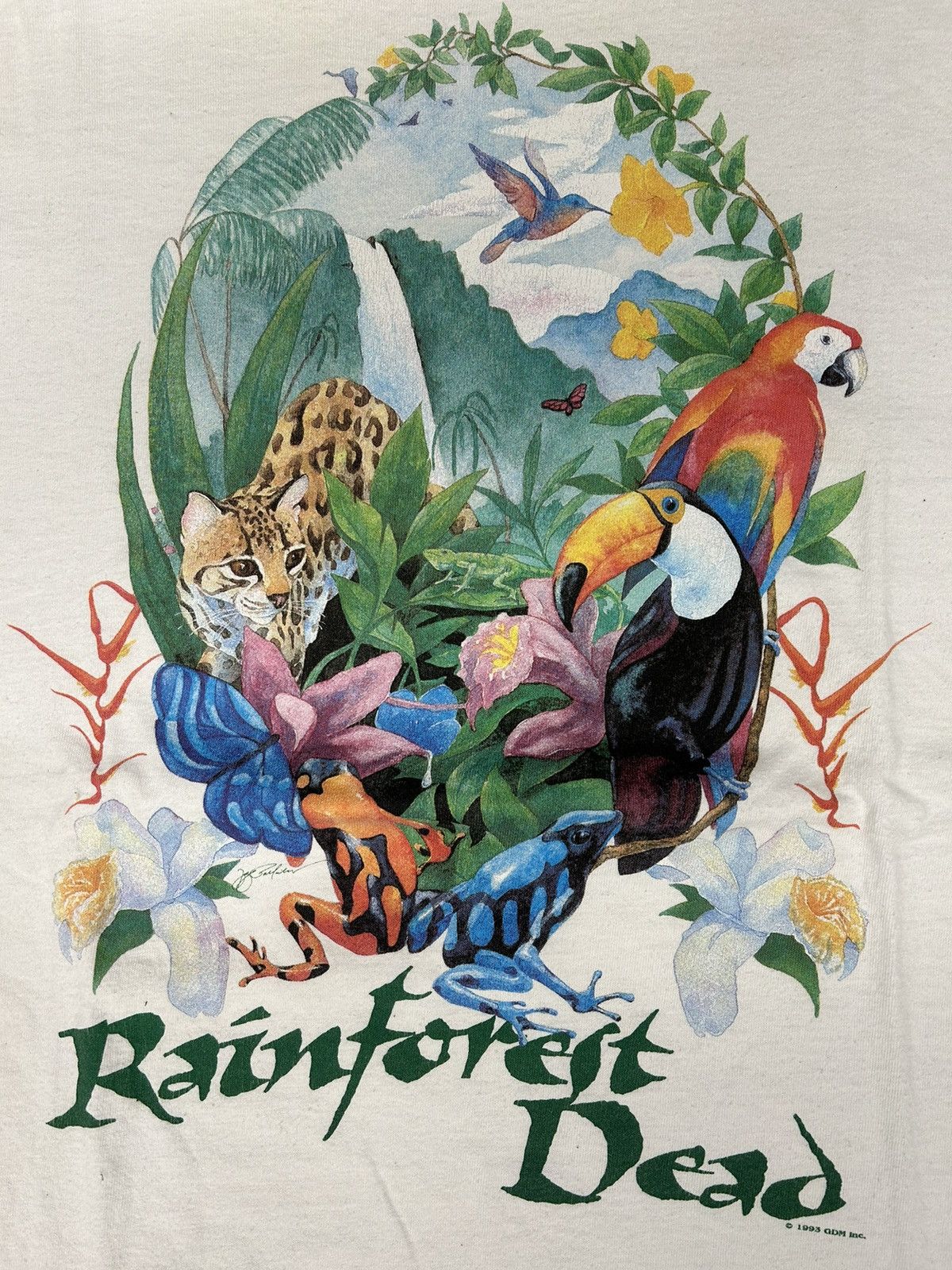 Band Tees × Grateful Dead × Vintage Crazy Vintage 1993 Grateful Dead Summer Tour Graphic T-Shirt Size US XL / EU 56 / 4 - 3 Thumbnail
