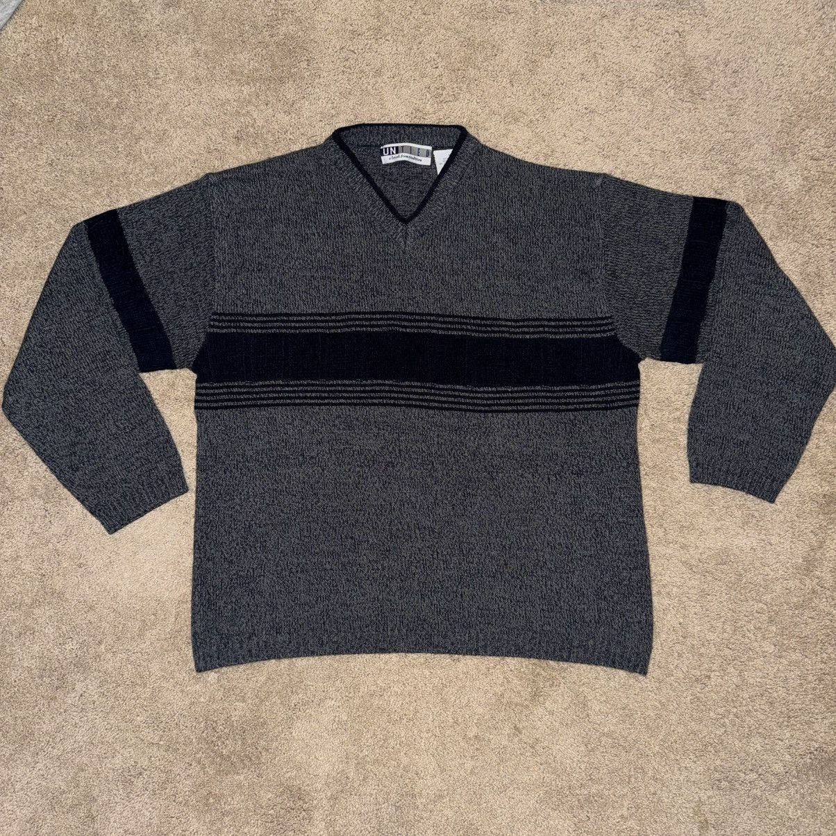 Vintage Vintage Grey and Blue Sweater Size US M / EU 48-50 / 2 - 1 Thumbnail
