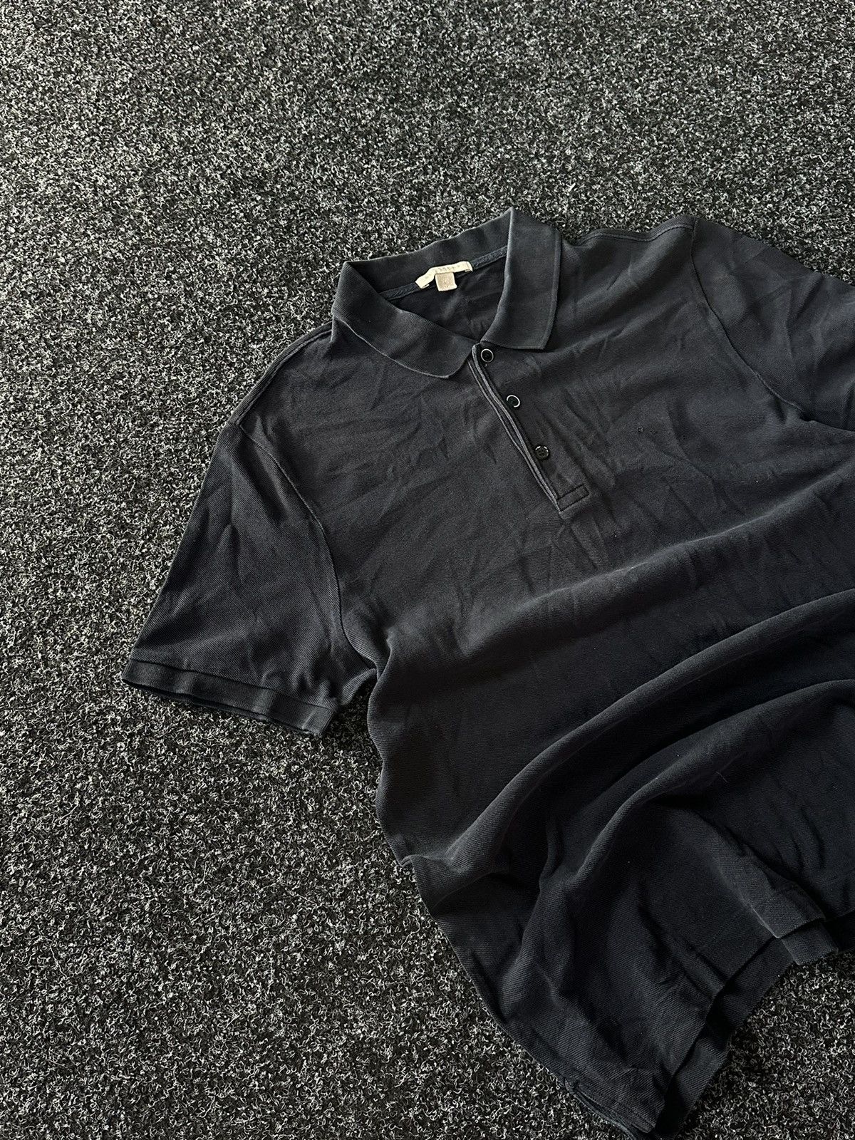 Burberry × Designer 🚨Burberry Polos Tee without Logo Nova Check Inner Rare black Size US L / EU 52-54 / 3 - 2 Thumbnail