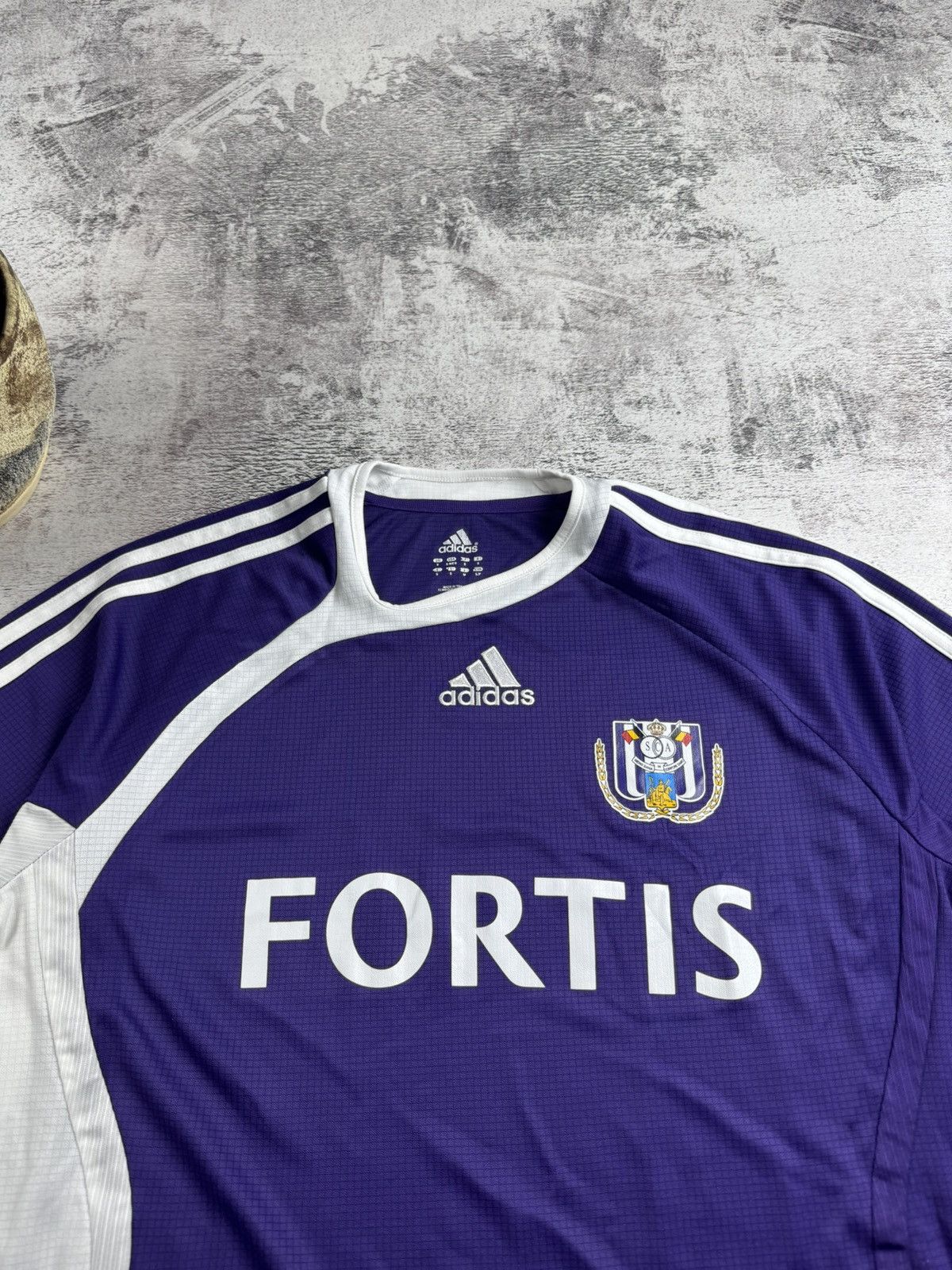 Adidas Anderlecht 2006 2008 Home Adidas Vintage Belgium Soccer Football Shirt Jersey Size US S / EU 44-46 / 1 - 6 Thumbnail