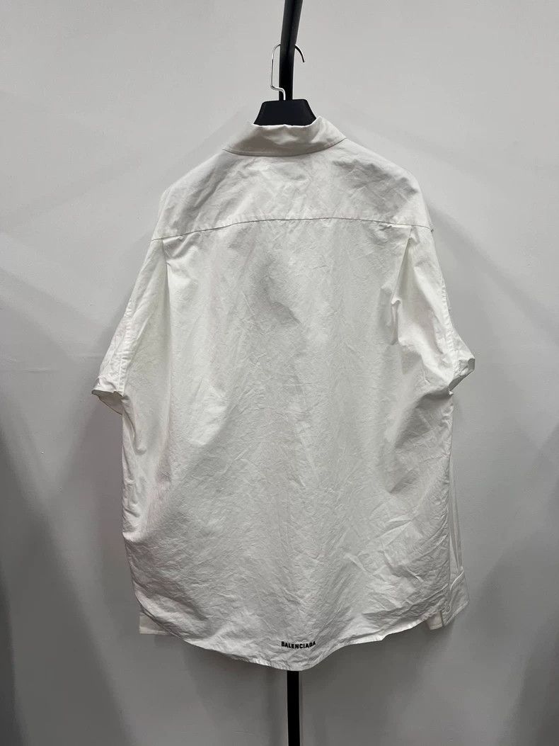 Balenciaga Balenciaga size 37 Embroidered logo long-sleeve shirt 2505 Size US M / EU 48-50 / 2 - 1 Thumbnail