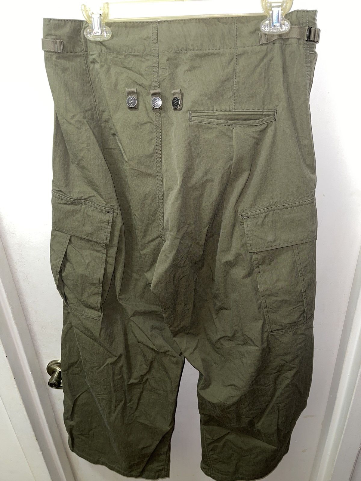Kapital Kapital Wide-Leg Cotton-Ripstop Cargo Trousers Size 2 Size US 32 / EU 48 - 2 Thumbnail