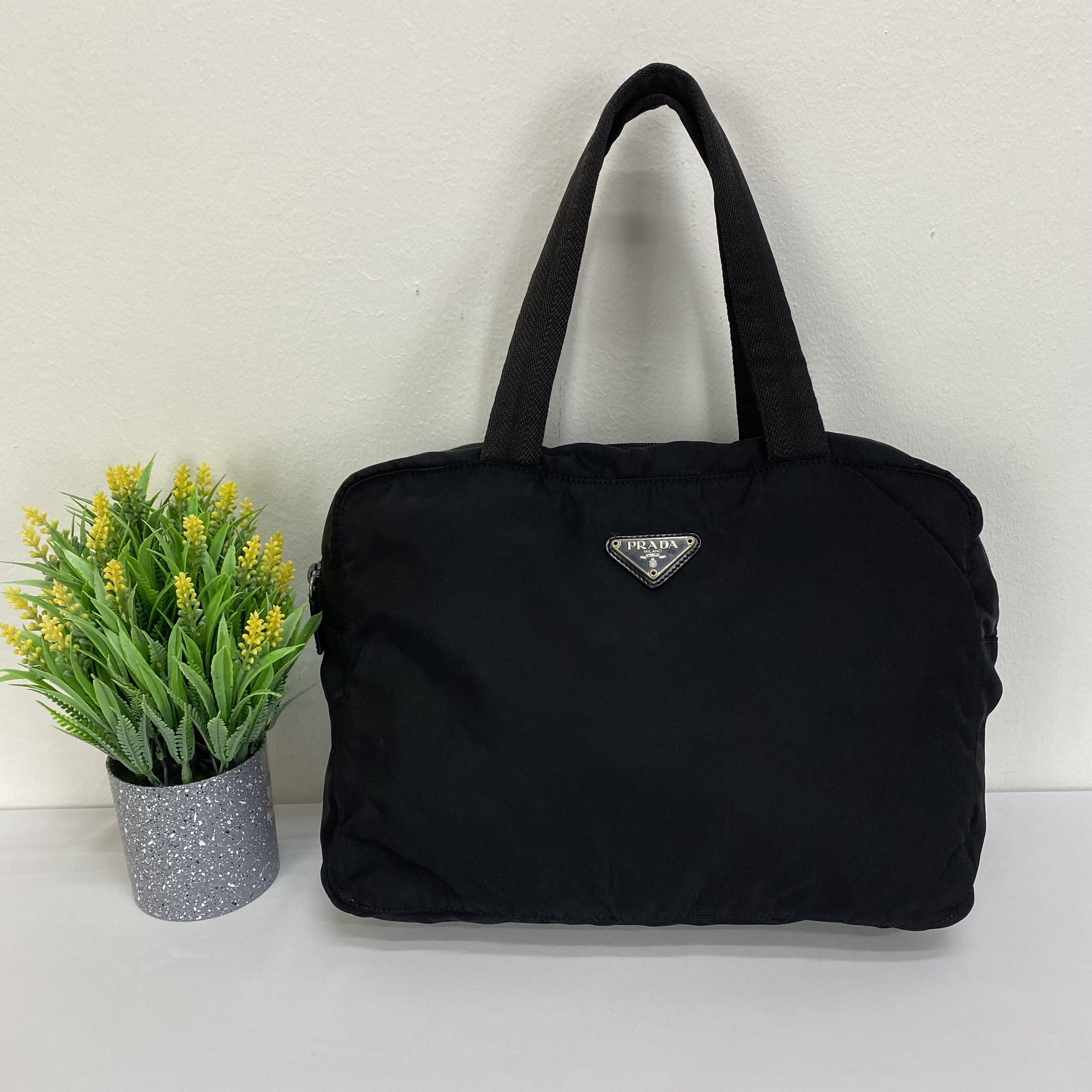 Vintage Nylon Prada Bag Luxury Black