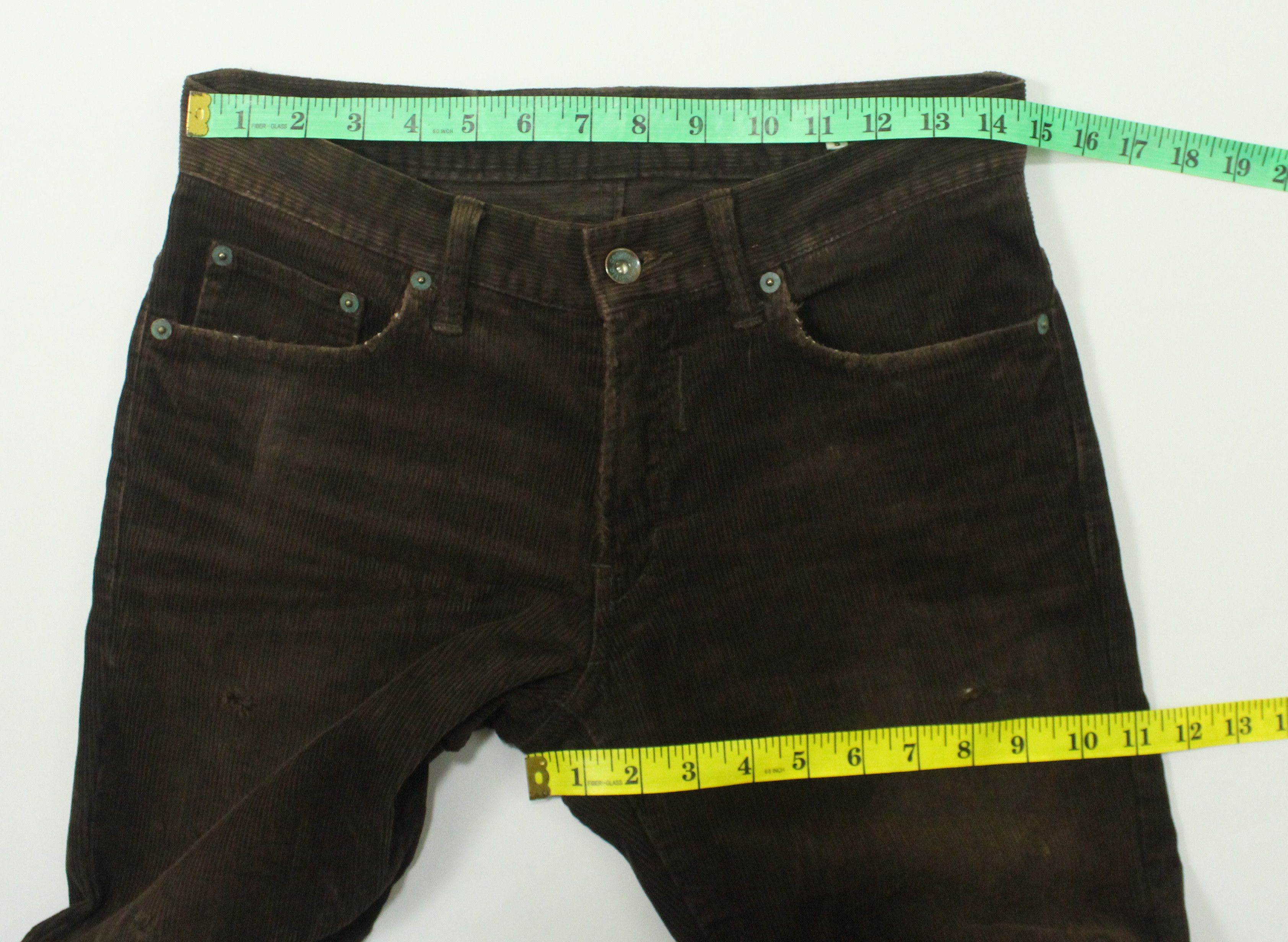 semanticdesign Ripped Distressed Style Grunge SEMANTIC DESIGN Corduroy Size US 29 - 18 Thumbnail