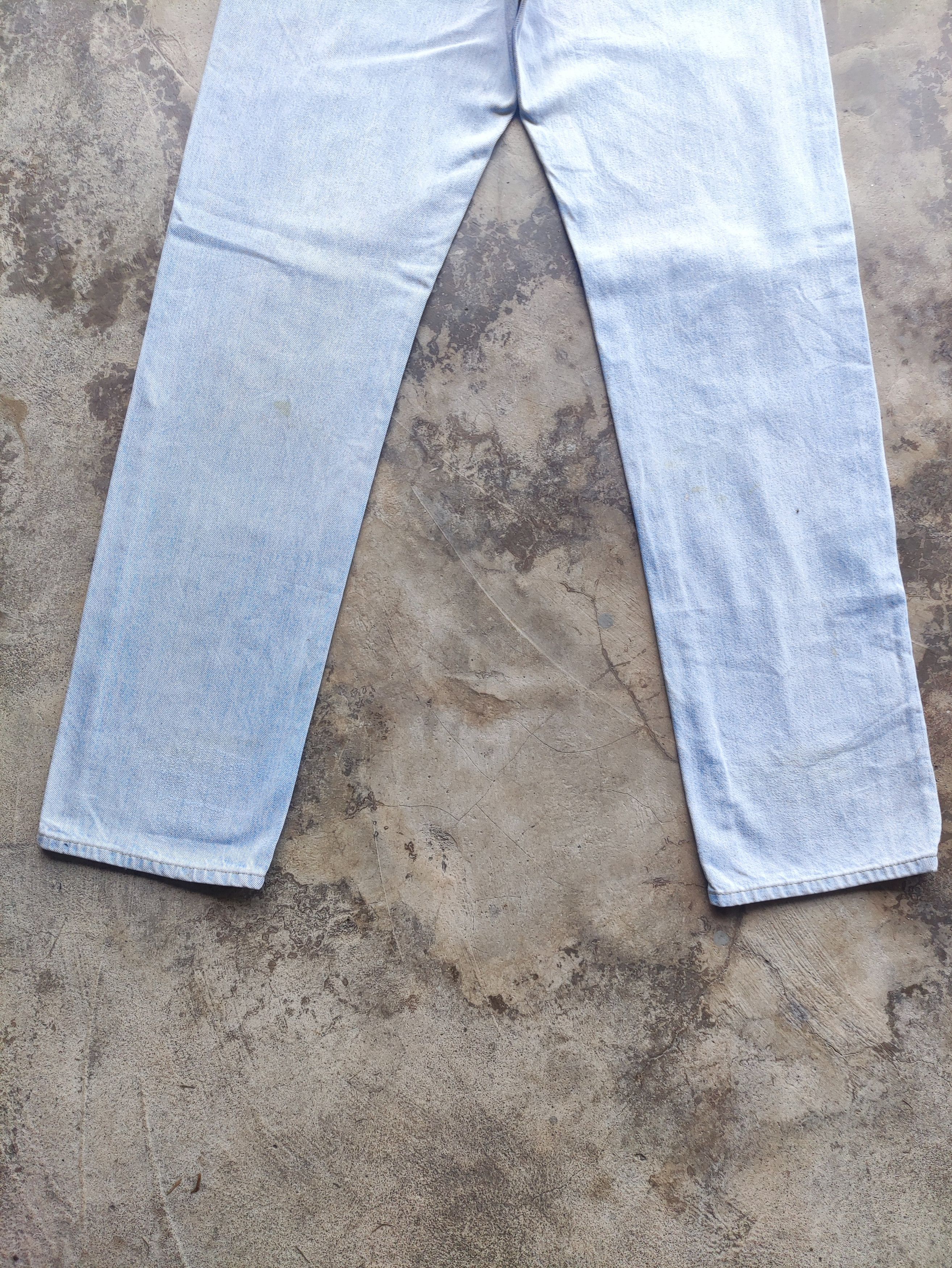 Vintage Japanese Brand Faded Distressed Denim Pants