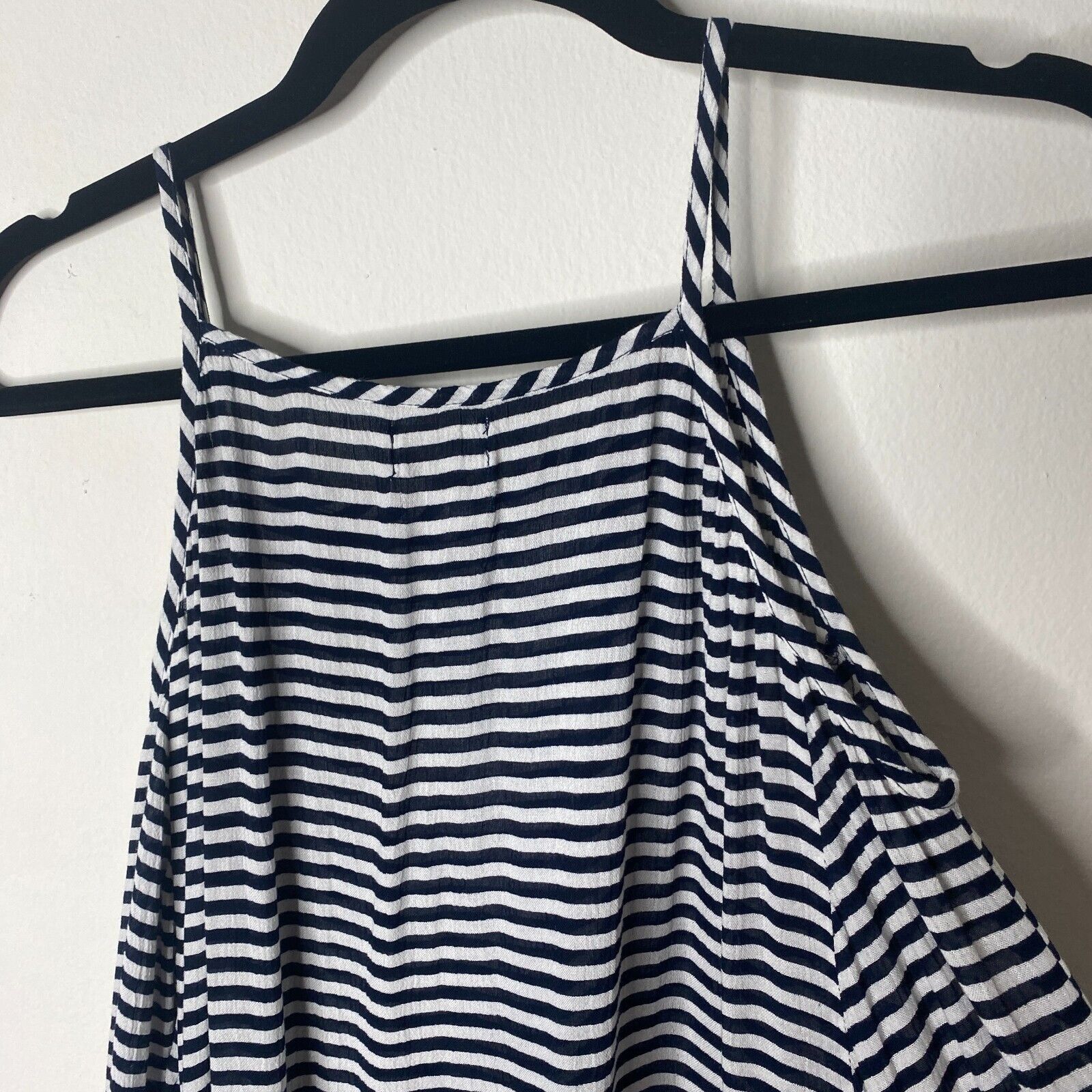 Other Mudpie Navy & White Thin Striped Sleeveless Tank Dress S Size S / US 4 / IT 40 - 5 Thumbnail
