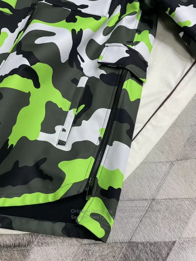 Valentino Valentino Army green camouflage parka trench coat Size US M / EU 48-50 / 2 - 3 Thumbnail