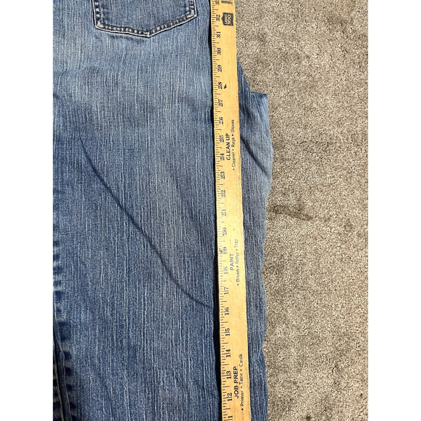 Talbots VINTAGE Talbots Stretch Women's Straight Jeans Size 14 Blue Denim Size 36" / US 14 / IT 50 - 6 Thumbnail