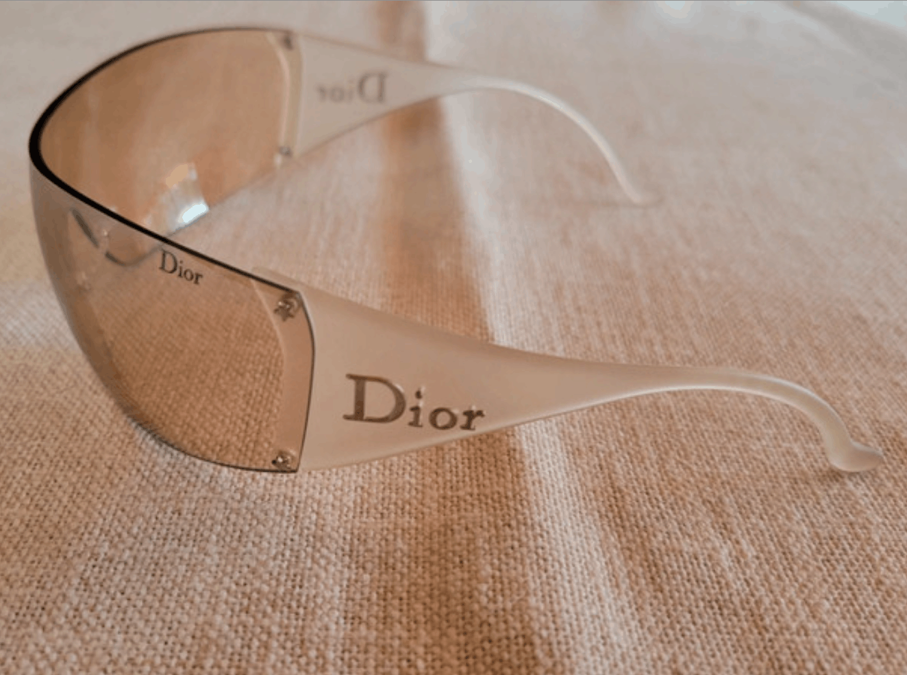 DIOR Sunglasses Ski 5 Rimless Shield Bike Galliano RI898