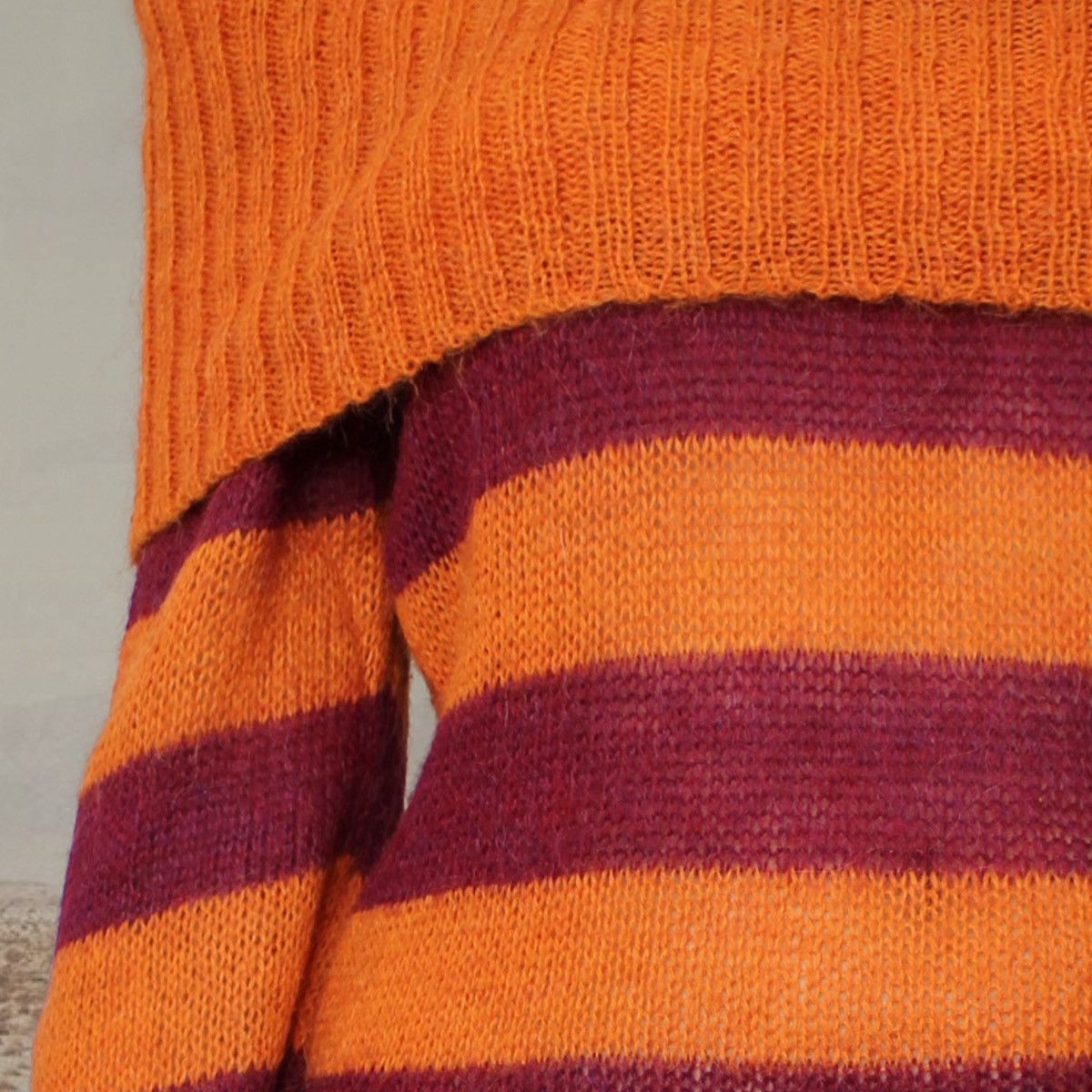 Other 🍕STRIPED SWEATER DRESS🍕 Size L / US 10 / IT 46 - 4 Thumbnail