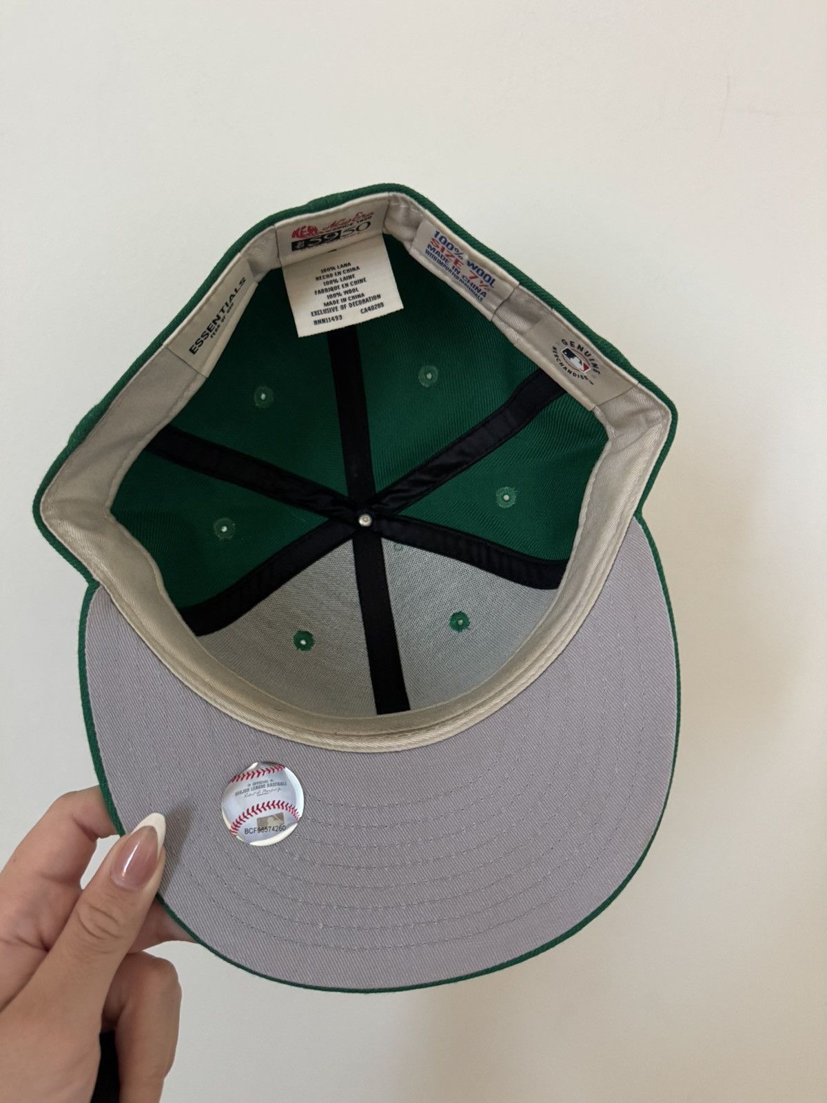 Fear of God × New Era Fear of God x New Era 59Fifty “Green” Fitted Hat Size ONE SIZE - 8 Thumbnail