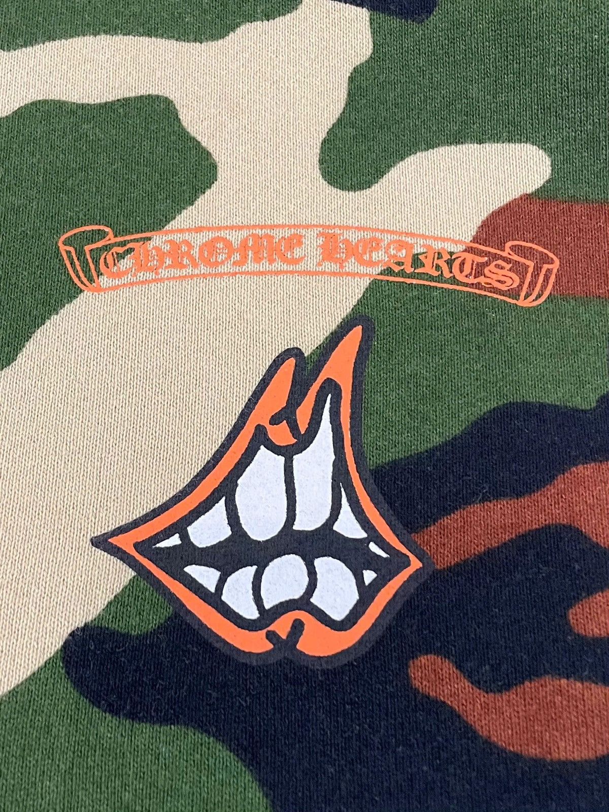 Chrome Hearts Chrome Hearts x Matty Boy CAUTION Crewneck 'Camo' Size US L / EU 52-54 / 3 - 5 Thumbnail