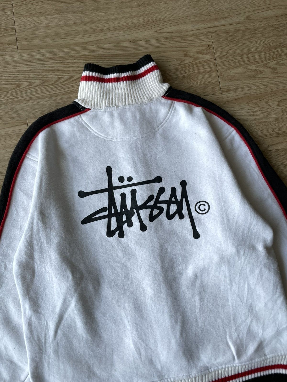 Stussy × Vintage Vintage Stussy Big Logo Sweaters Size US M / EU 48-50 / 2 - 2 Thumbnail