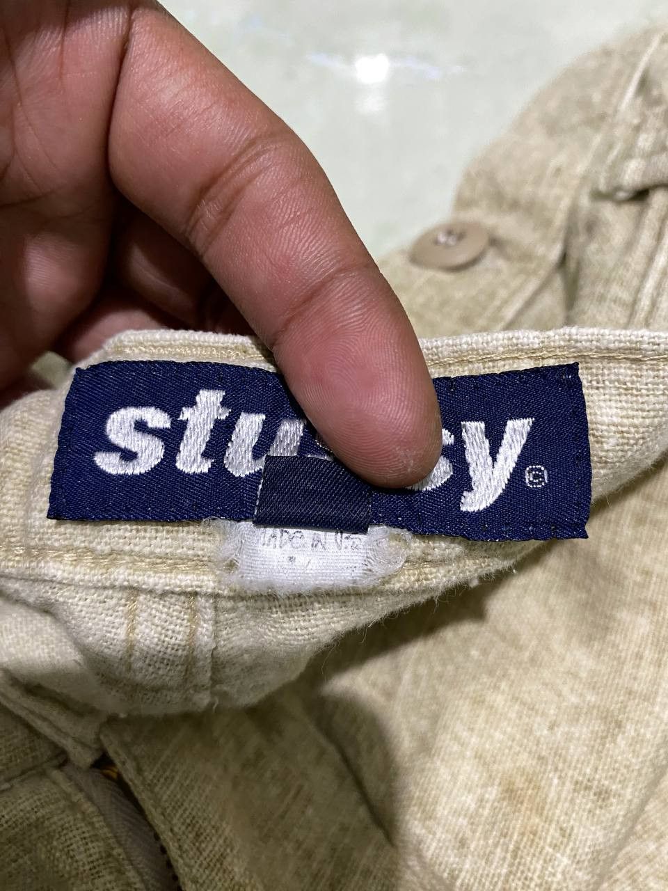 Stussy Vintage 90s Stussy cargo short pants Size US 31 - 6 Thumbnail