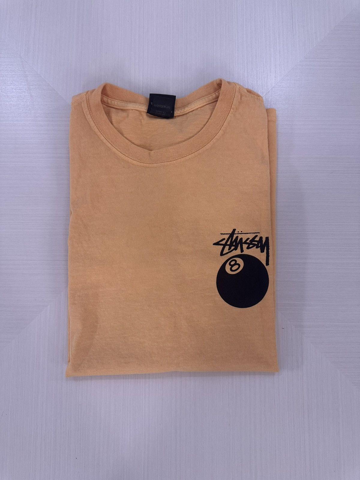 Stussy Stussy 8 Ball Orange Pigment Dyed Tee size small used FW24 Size US S / EU 44-46 / 1 - 1 Thumbnail