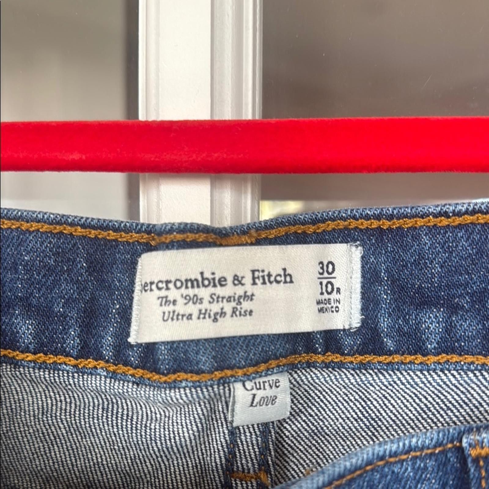 Abercrombie & Fitch Abercrombie and Fitch Blue Denim Jeans Size 32" / US 10 / IT 46 - 2 Thumbnail