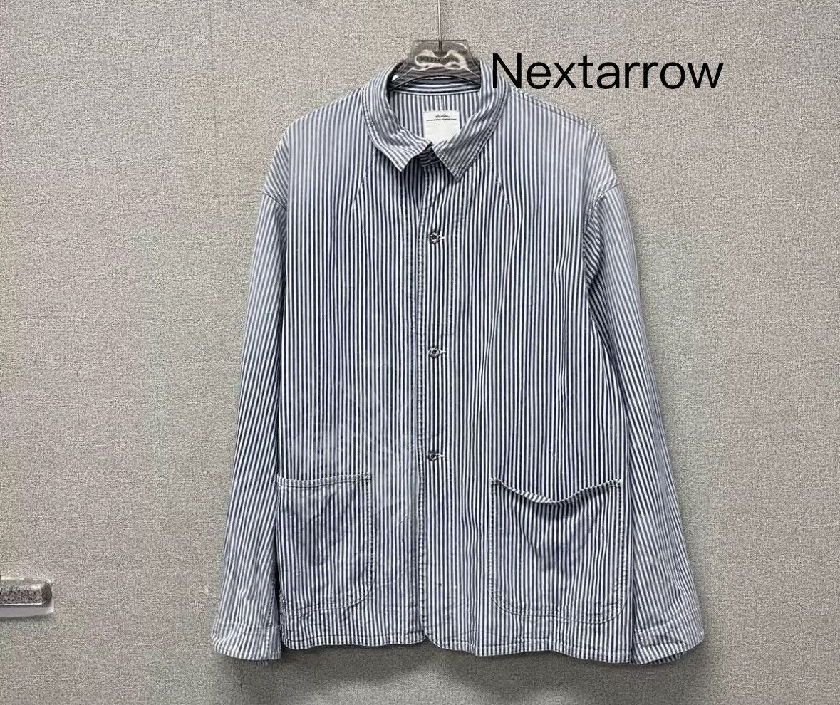Visvim Visvim Coverall Hickory Dry striped jacket2412-Nextarrow Size US L / EU 52-54 / 3 - 1 Thumbnail