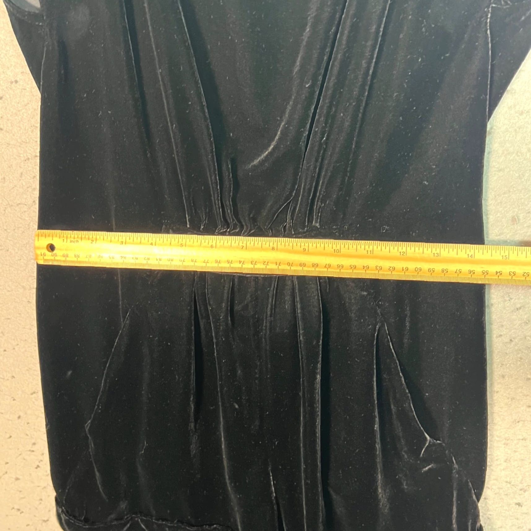 Bcbgmaxazria VINTAGE BCBGMAXAZRIA Black Velvet Womens 2XS Jumpsuit Sleeveless Cowl Neck One-Piece Size 24" / US 00 / IT 34 - 7 Thumbnail
