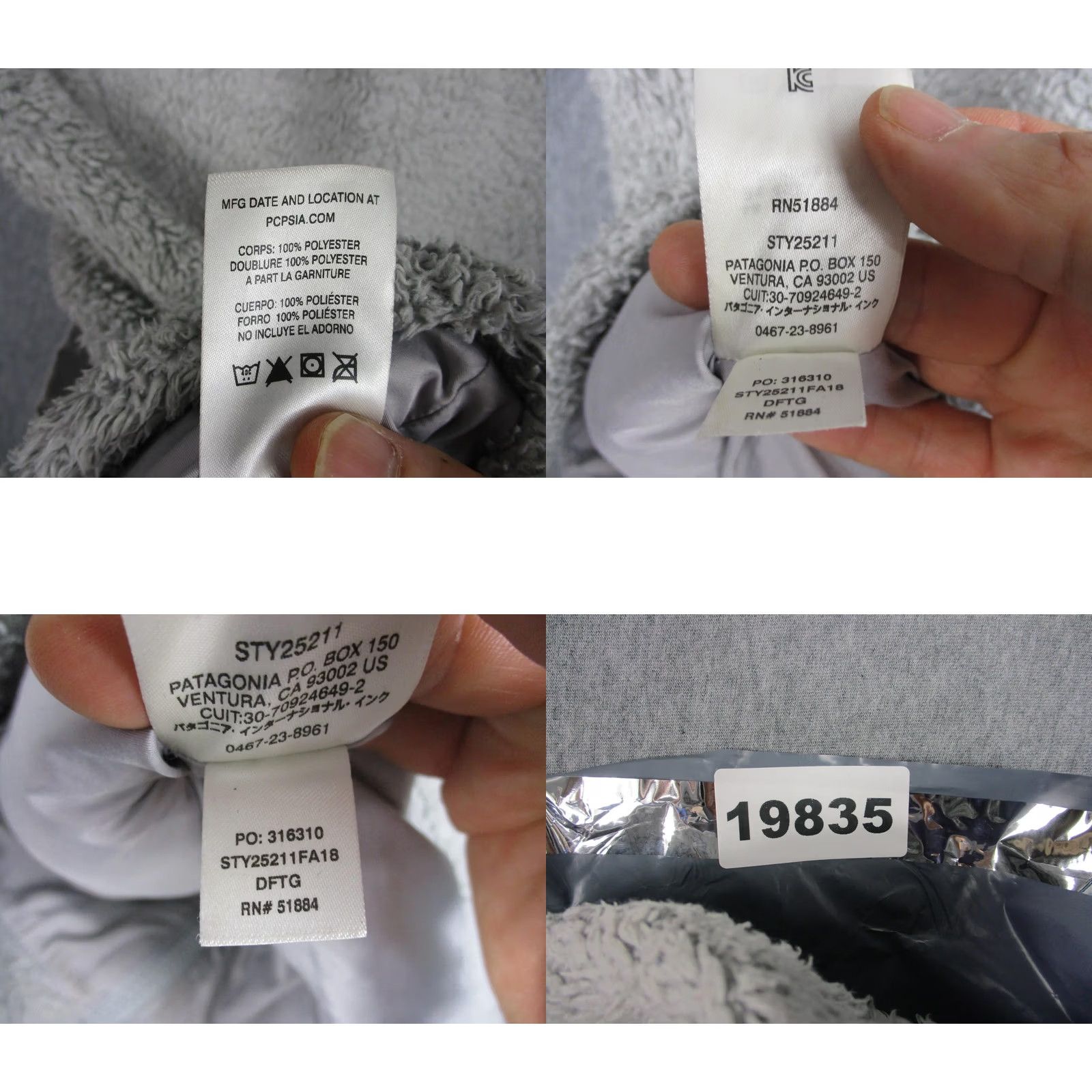 Patagonia Patagonia Los Gatos Jacket Womens XS Gray Fleece Full Zip Lined Pockets Size XS / US 0-2 / IT 36-38 - 8 Thumbnail