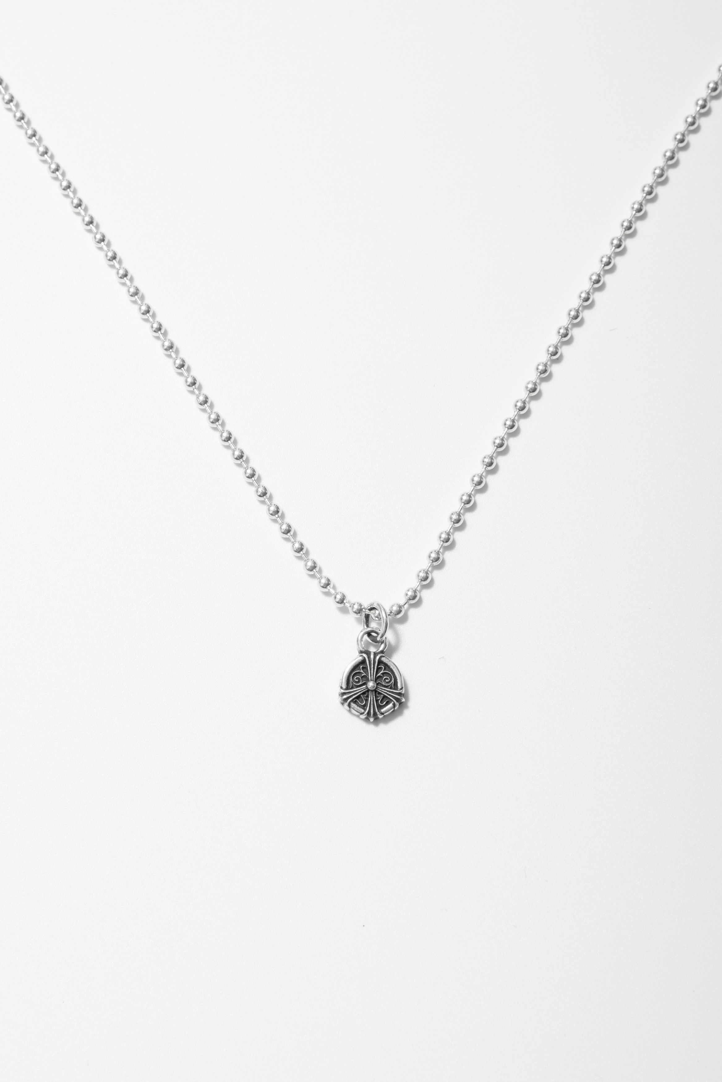 Chrome Hearts Chrome Hearts Peace Sign ball chain necklace silver Size ONE SIZE - 3 Thumbnail