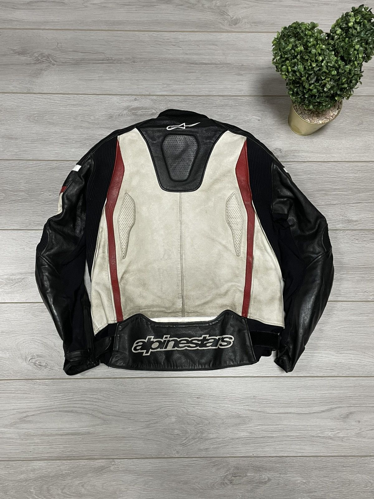 Alpinestars Alpinestars leather jacket big jacket protect lined Size US S / EU 44-46 / 1 - 2 Thumbnail