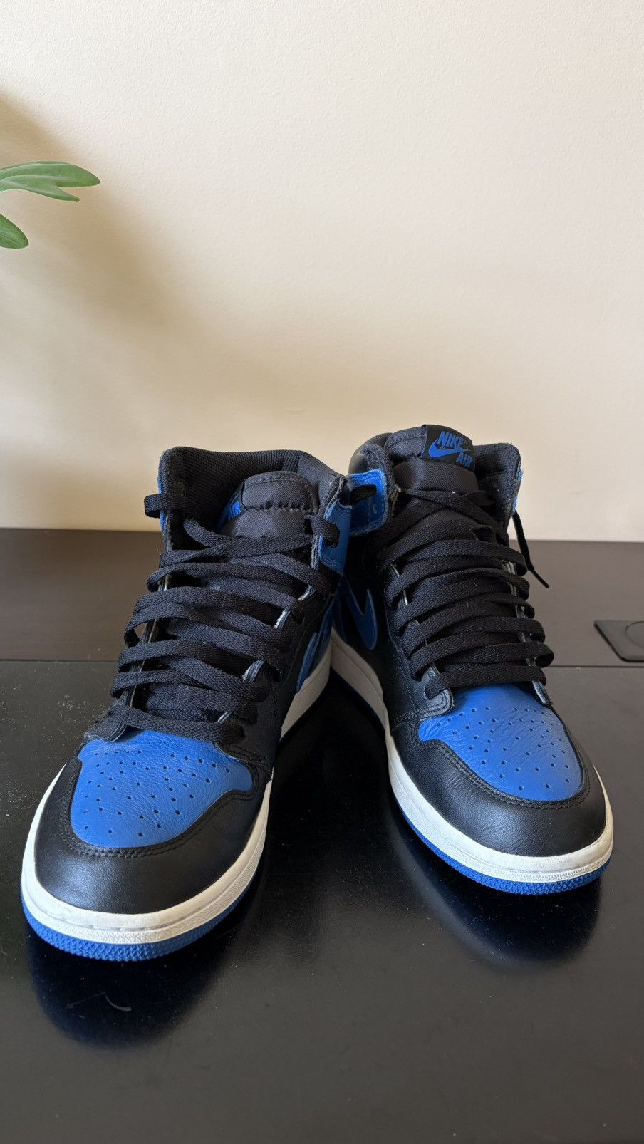 Jordan Brand Nike Air Jordan 1 Retro High OG Royal Black Blue Size 8.5 Size US 8.5 / EU 41-42 - 2 Thumbnail