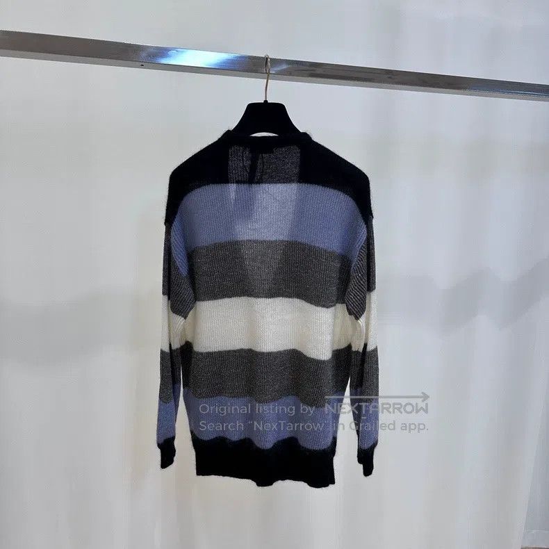 Brunello Cucinelli Brunello Cucinelli Color Block Knit Cardigan Size M / US 6-8 / IT 42-44 - 2 Thumbnail