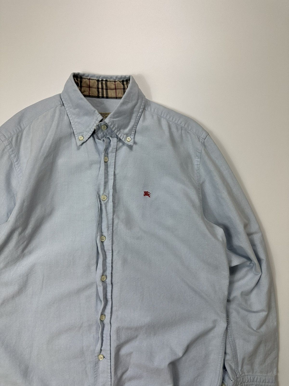 Burberry Burberry London Shirt Classic Fit Red Logo Size US L / EU 52-54 / 3 - 5 Thumbnail